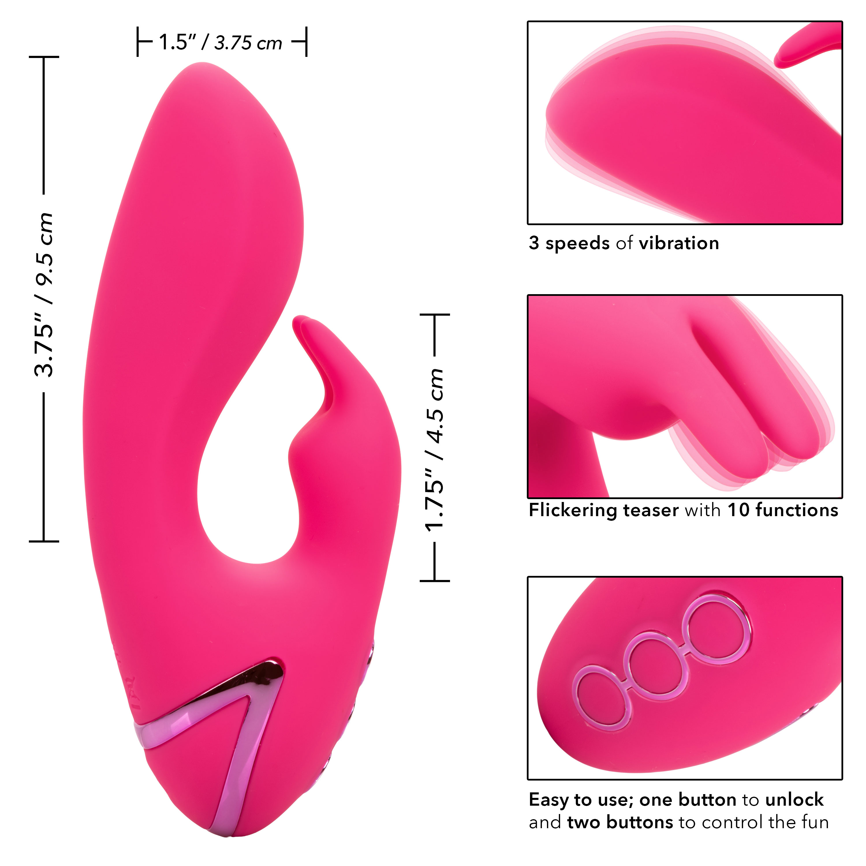 CalExotics - California Dreaming So. Cal Sunshine - Pink - Vibrators