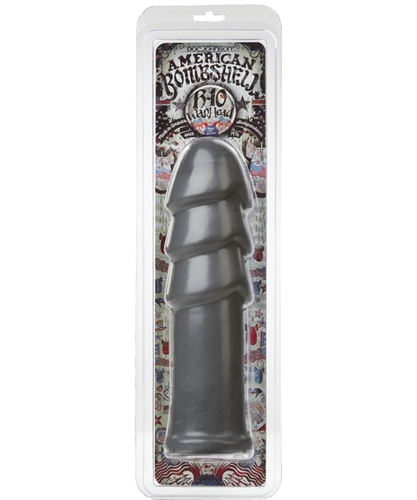 Doc Johnson - American Bombshell B10 Warhead - Gun Metal - Anal Toys & Stimulators
