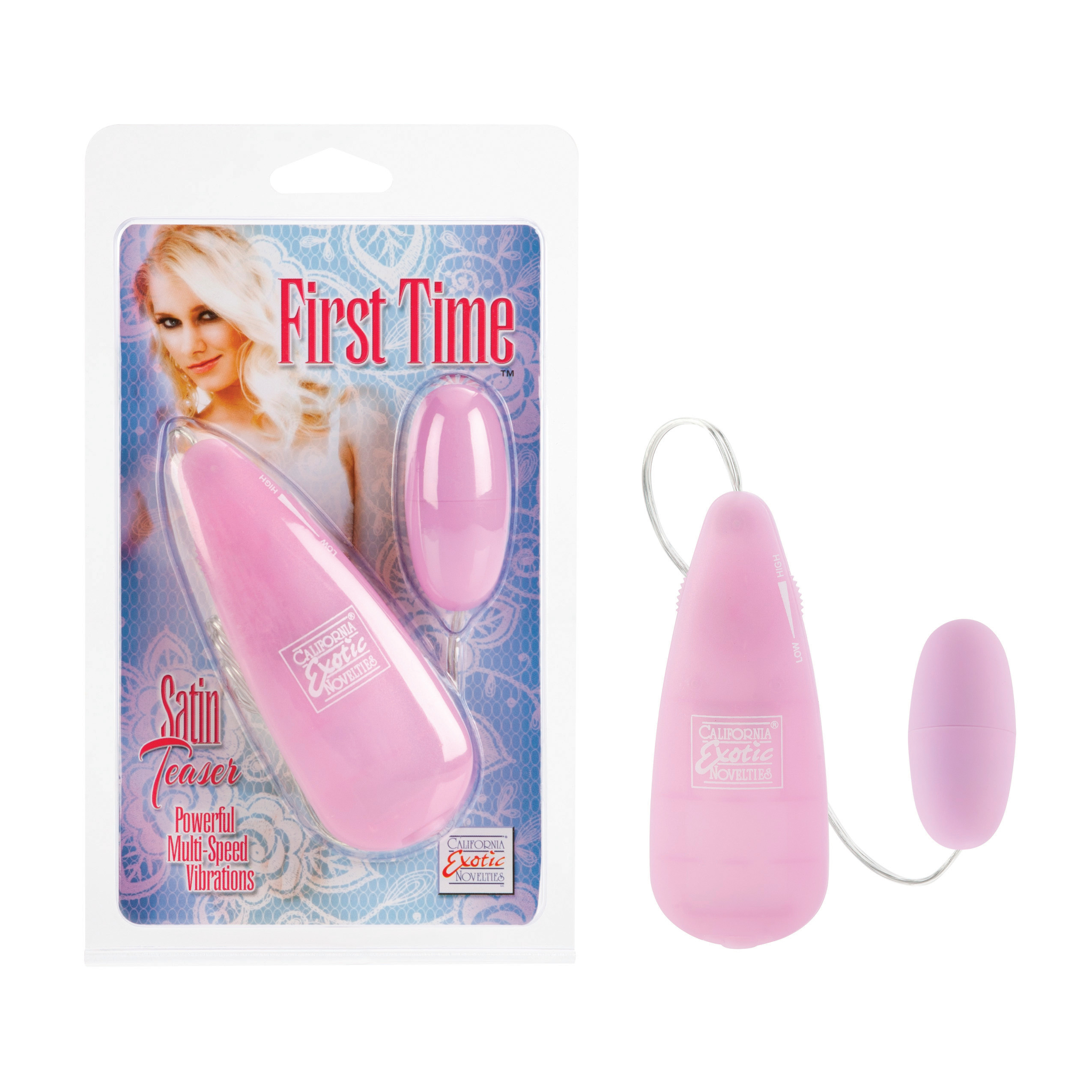 CalExotics - First Time Satin Teaser - Pink - Clit Stimulators