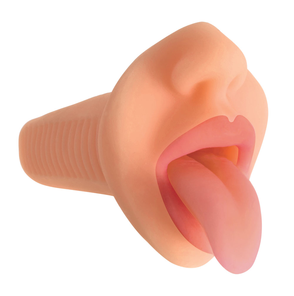 Curve Toys - Mistress Courtney Vanilla Mouth - Vanilla - Masturbation Aids for Males