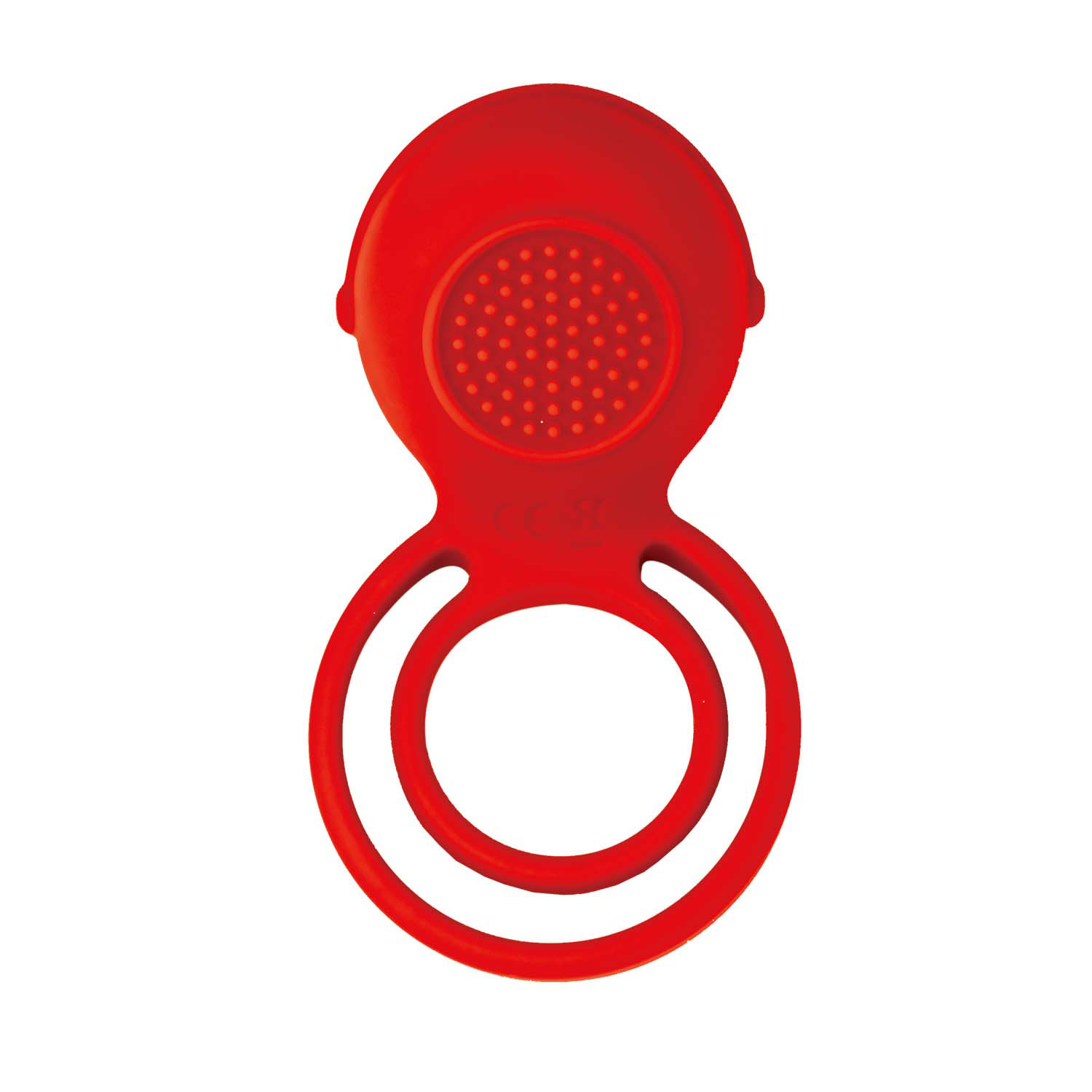 Nasstoys - Cockpower Ultimate Vibrating Cockring Red - Cockrings - Silicone
