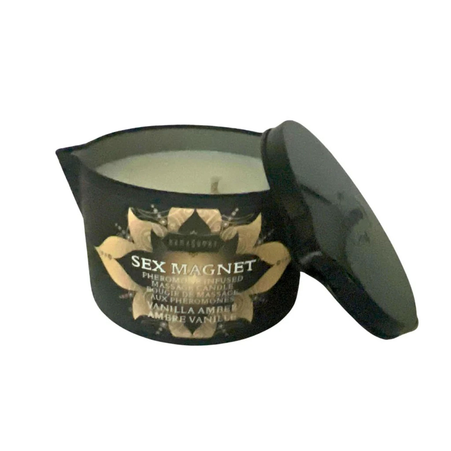 Kama Sutra - Sex Magnet Pheromone Massage Candle - 6oz -Vanilla - Bath & Body