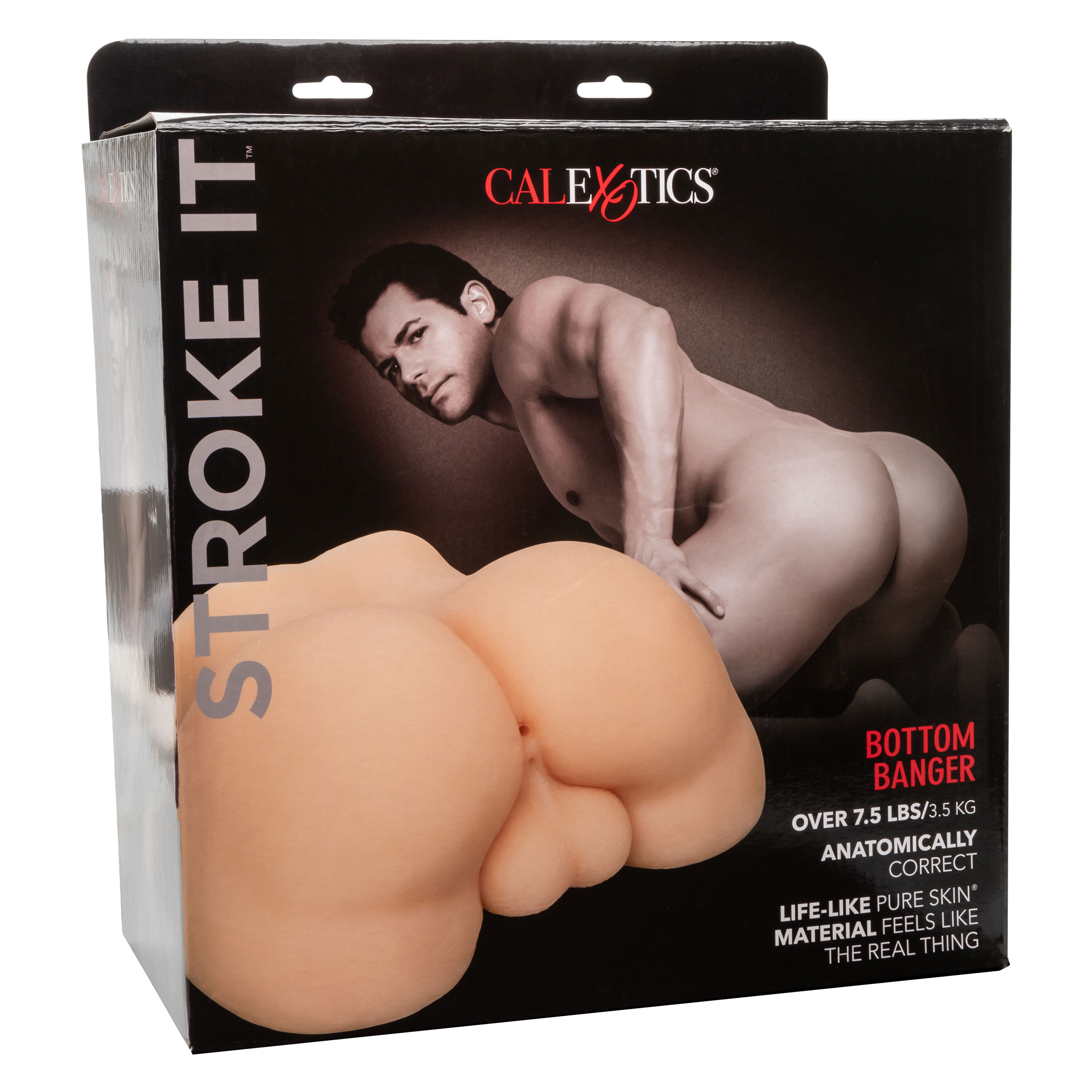 CalExotics - Stroke It Bottom Banger - Ivory - Masturbation Aids for Males