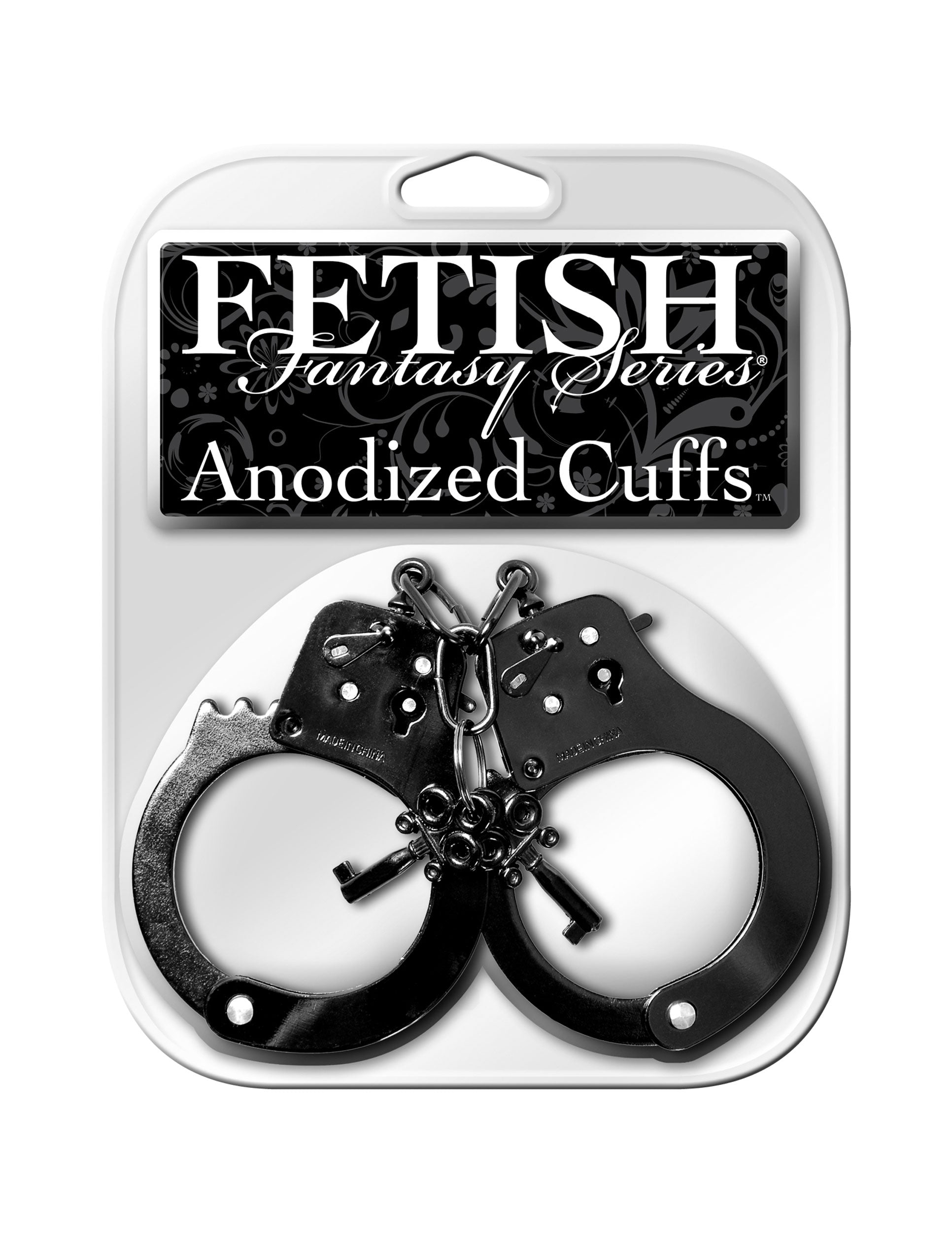 Pipedream - Fetish Fantasy Series Anodized Cuffs - Black - Bondage & Fetish Toys