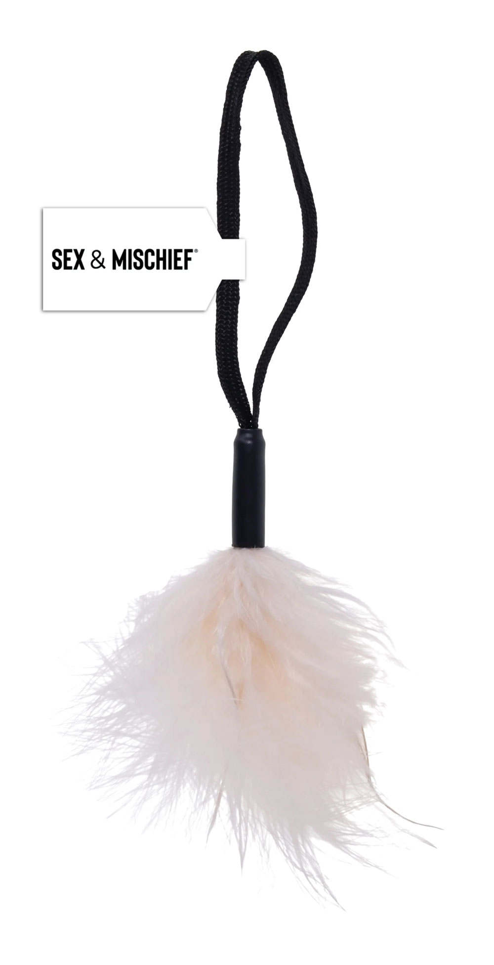 Sportsheets - White Wrist Feather Tickler - Bondage & Fetish Toys