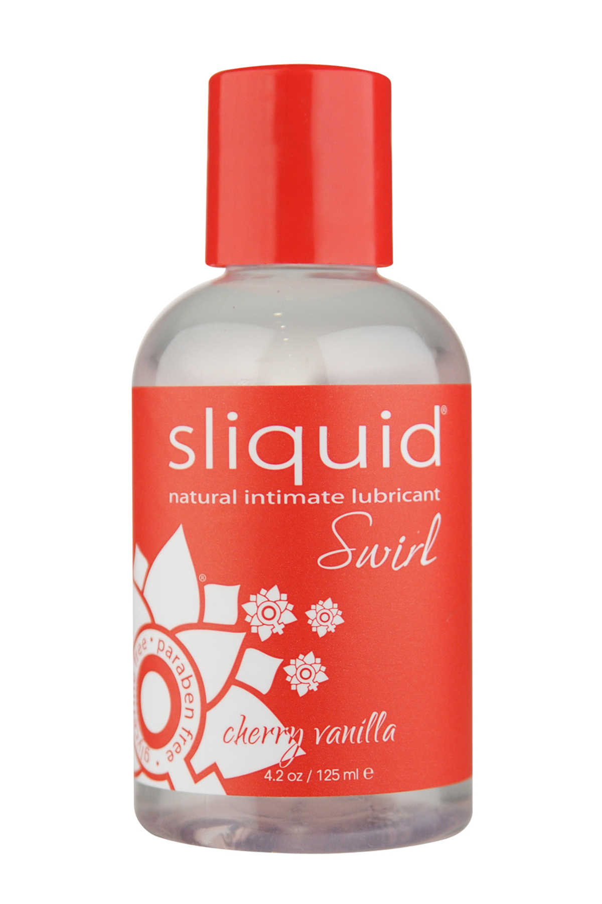 Sliquid - Naturals Swirl - Cherry Vanilla - 4.2 Fl. Oz. (124 ml) - Lubricants, Creams & Glides