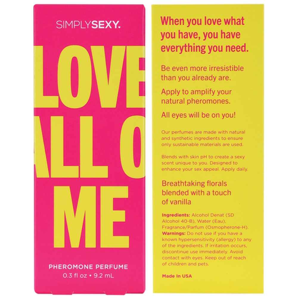 Classic Brands - Simply Sexy Pheromone Perfume Love All of Me 0.3 Oz - Bath & Body
