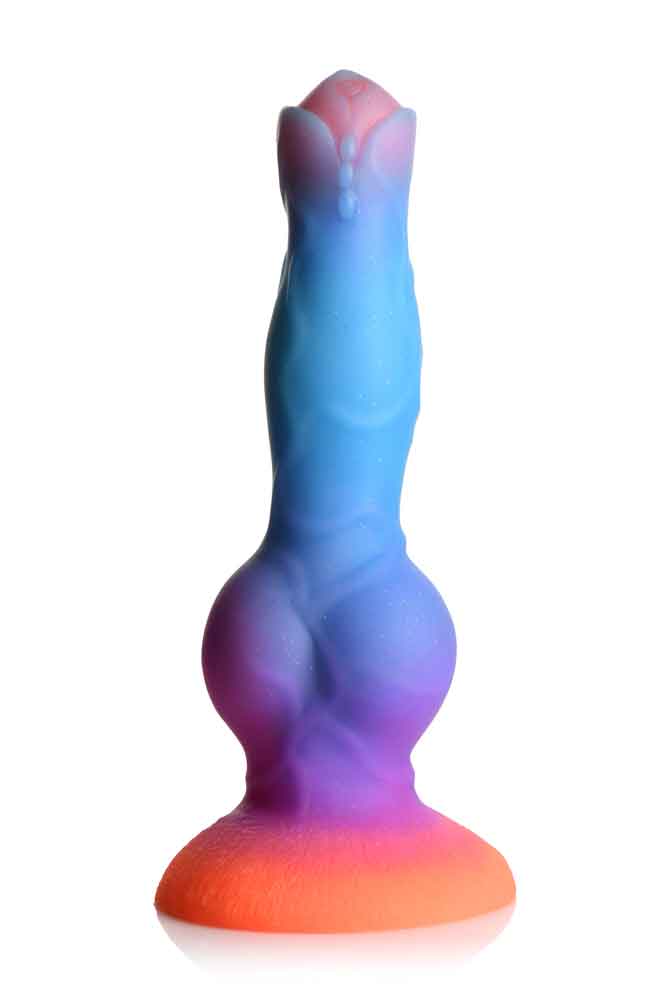 XR Brands - Creature Cocks Space Cock Glow-in-the-Dark Silicone Alien Dildo - Dildos - Silicone