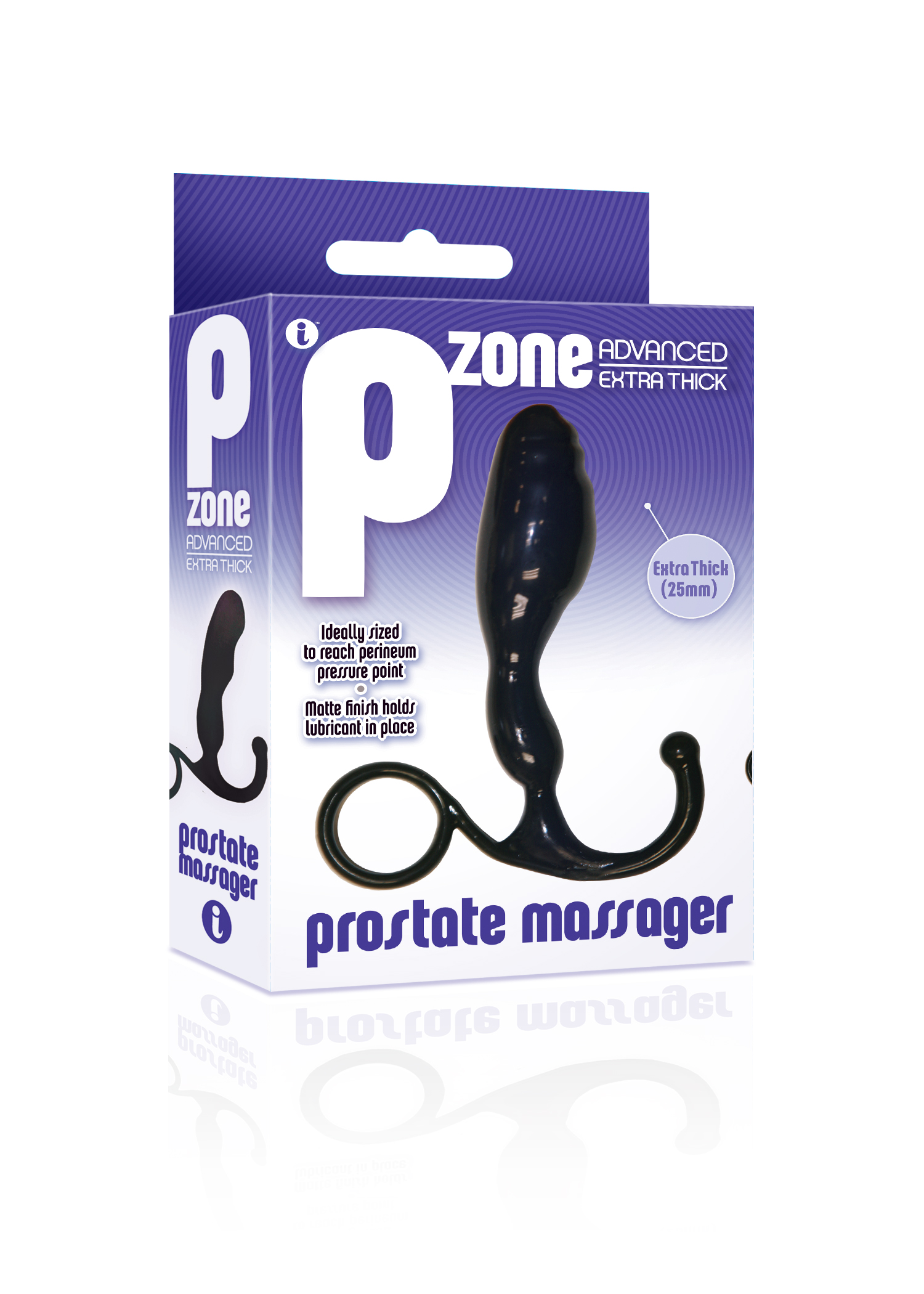 Icon Brands - The 9''s P-Zone Advance Thick Prostate Massager - Anal Toys & Stimulators - TPE/TPR/Elastomers