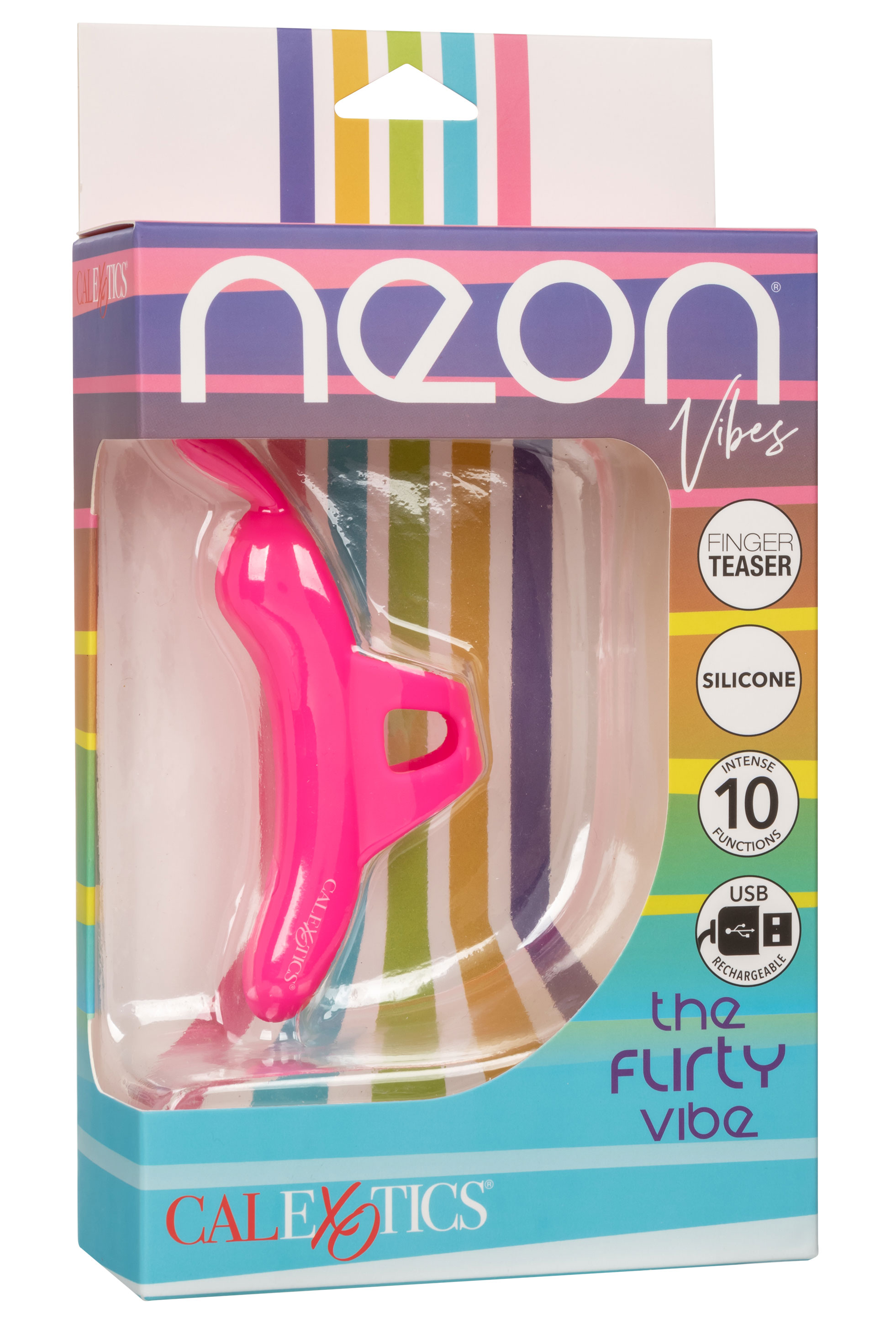 CalExotics - Neon Vibes - the Flirty Vibe - Pink - Clit Stimulators