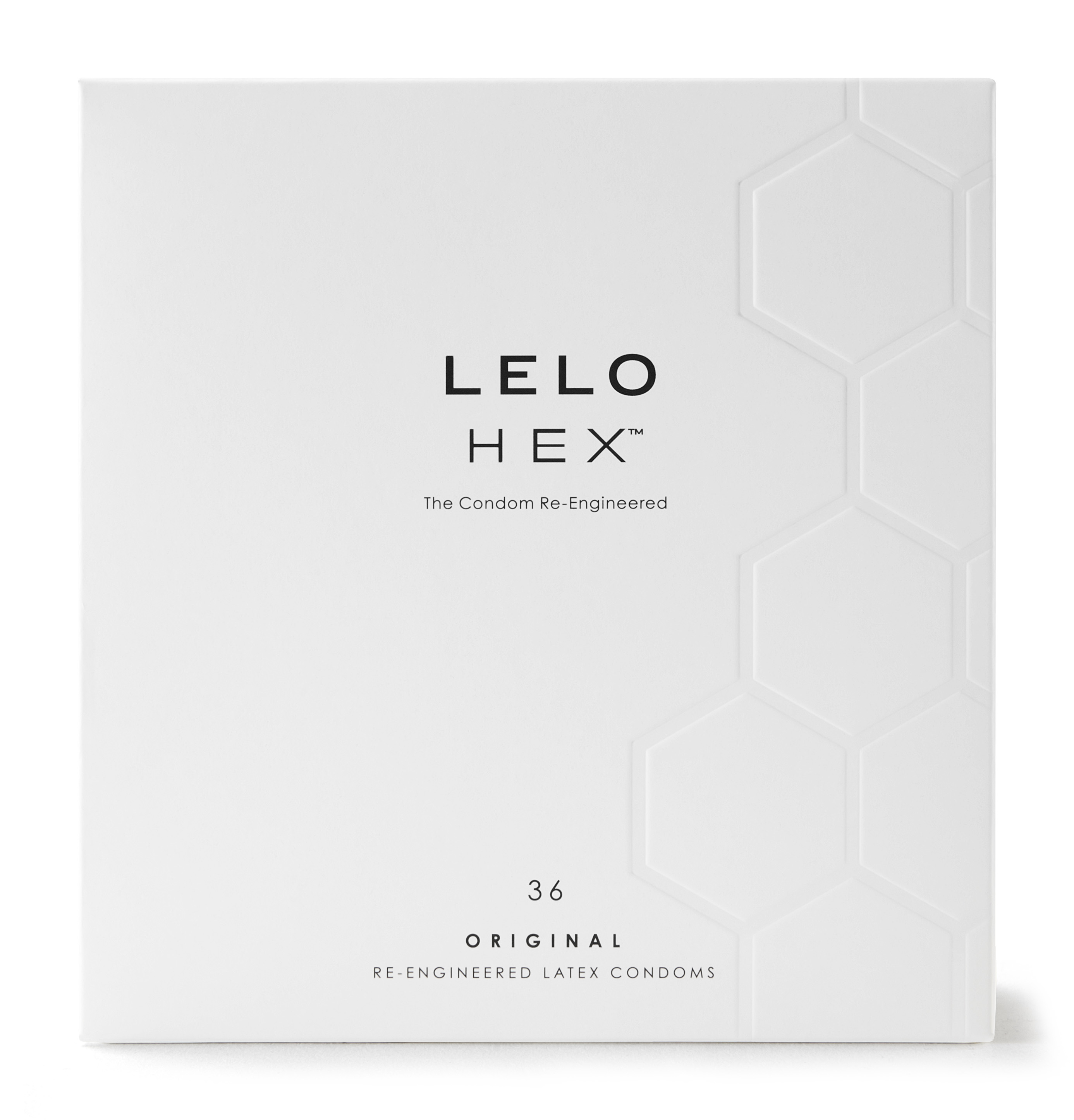 LELO LELO HEX Original Lubricated Latex Condoms 36-Pack