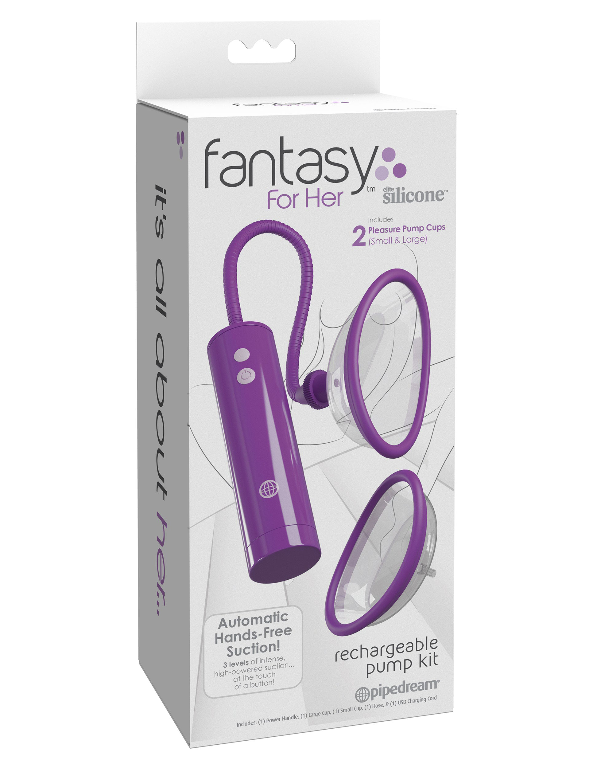 Pipedream - Fantasy For Her Rechargeable Pussy Pump Kit Silicone - Vibrators - ABS