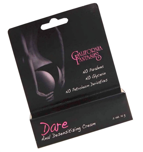 California Fantasies - Dare - Anal Desensitizing Cream - 0.5 Oz. - Lubricants, Creams & Glides