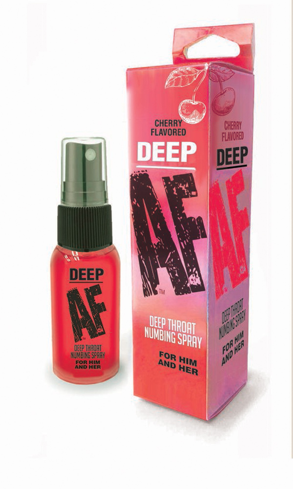 Little Genie - Deep Af Deep Throat Numbing Spray - Cherry - 1 Fl. Oz. - Lubricants, Creams & Glides