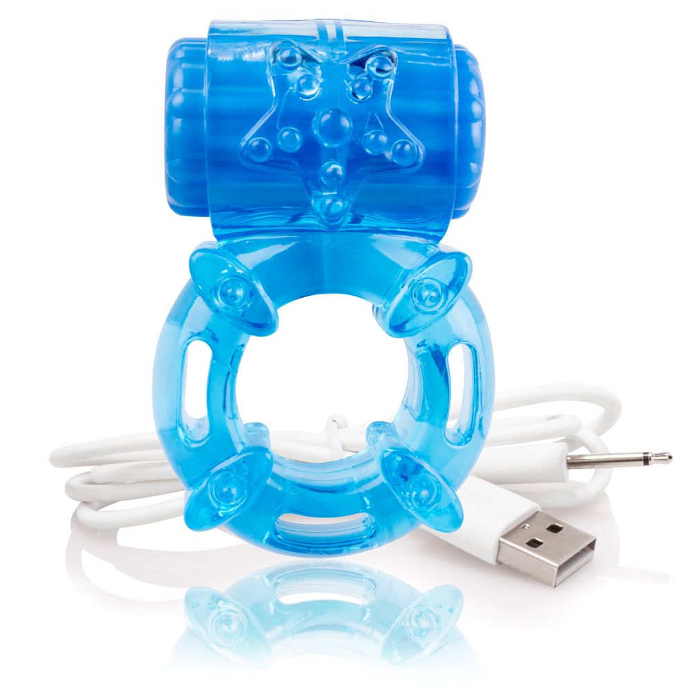 Screaming O - Charged Big O - Blue - Each - Cockrings
