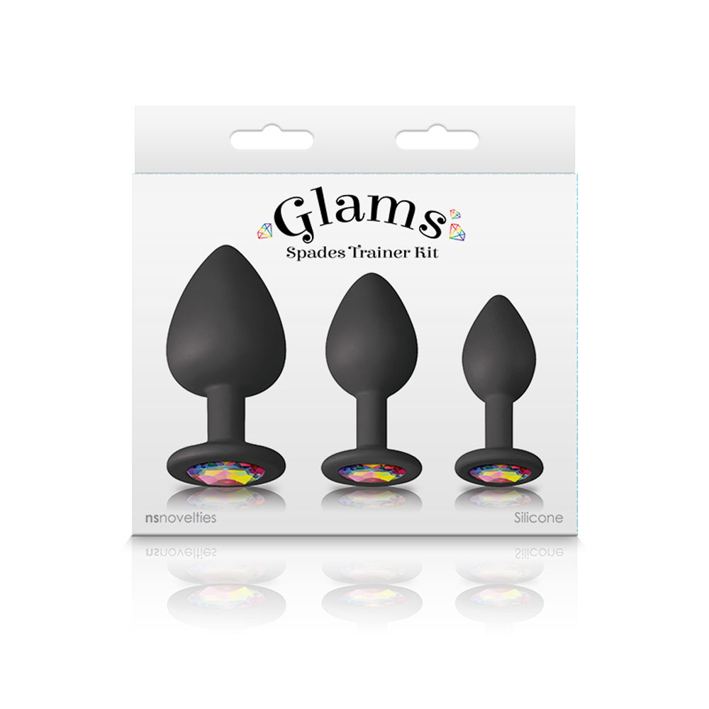 nsnovelties - Glams - Spades Trainer Kit - Black - Anal Toys & Stimulators