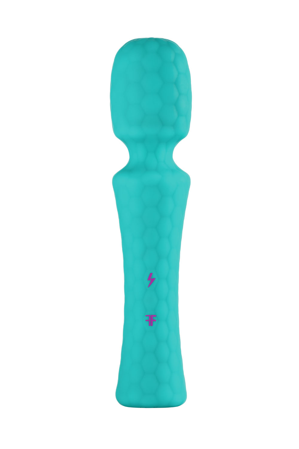 FemmeFunn - FemmeFunn Ultra Wand Rechargeable Flexible Textured Silicone Vibrator Turquoise - Vibrators - Silicone