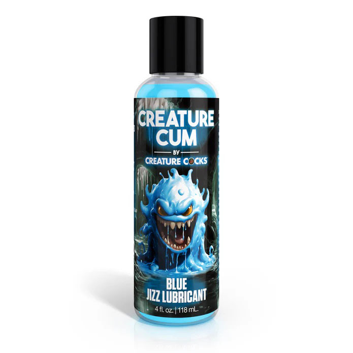 XR Brands - Creature Cum Blue Water-Based Lubricant 4oz - Lubricants, Creams & Glides