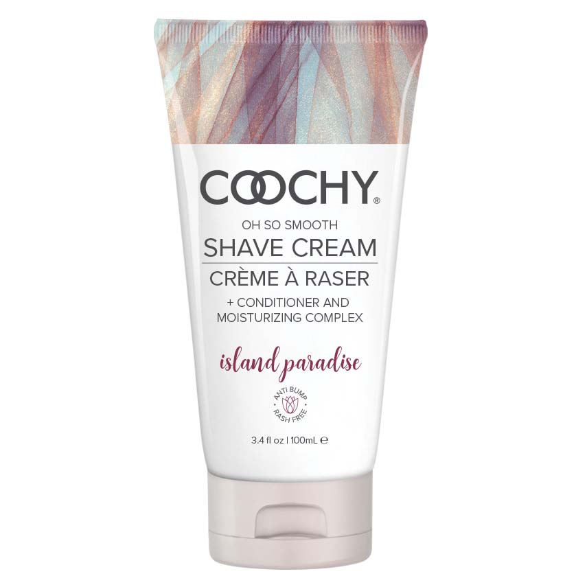 Classic Brands - Coochy Shave Cream - Island Paradise - 3.4 Oz - Bath & Body