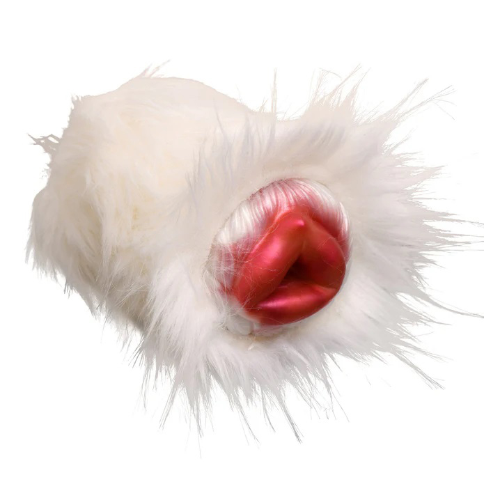 XR Brands - Snow She-Wolf Silicone Stroker - White - Masturbation Aids for Males - Silicone