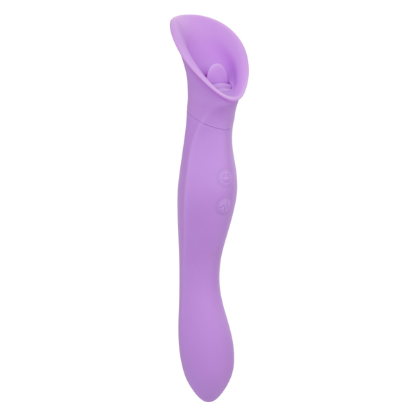 CalExotics - Couture Collection Dual Flickering Wand - Purple - Clit Stimulators