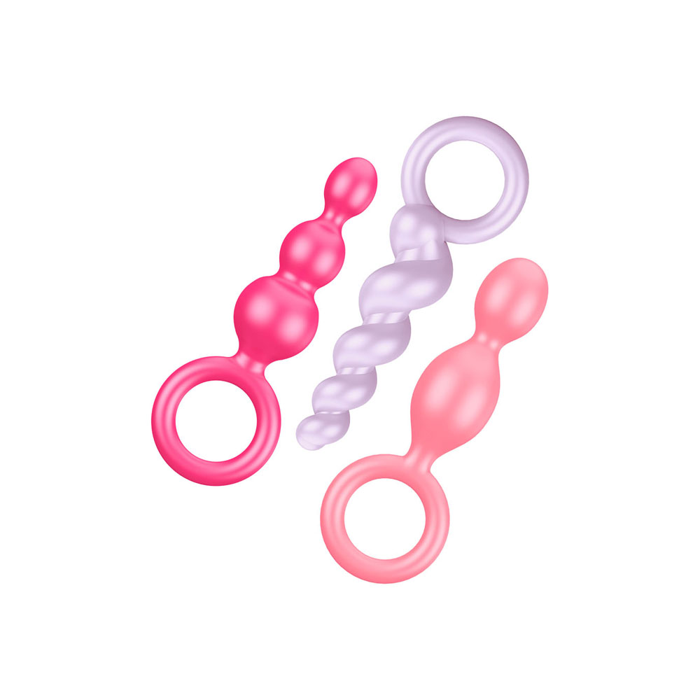 Satisfyer - Satisfyer Booty Call 3 Piece Set - Multi Colored - Anal Toys & Stimulators