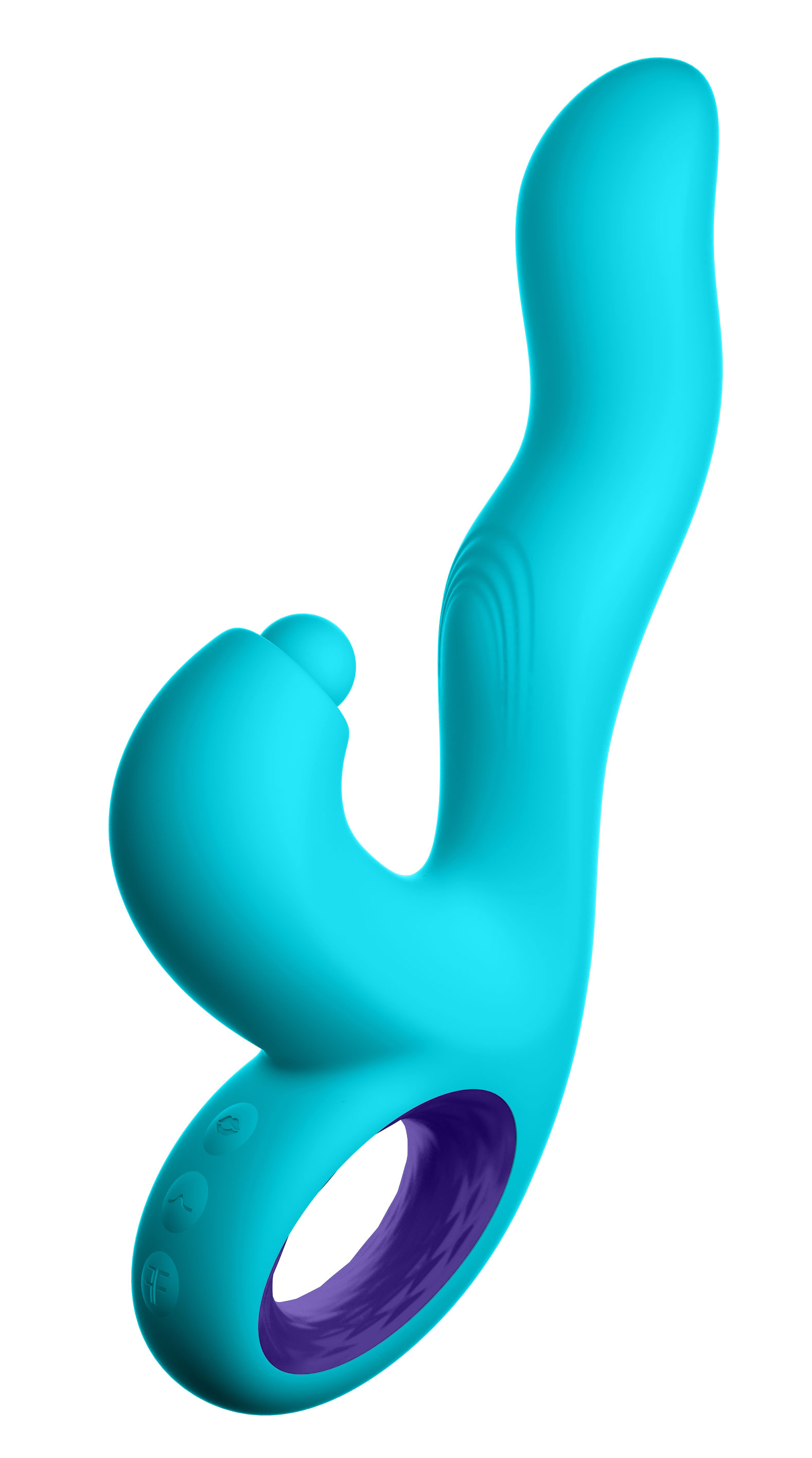 FemmeFunn - FemmeFunn Klio Rechargeable Silicone Triple Action Thumping Rabbit Vibrator Turquoise - Vibrators - Silicone
