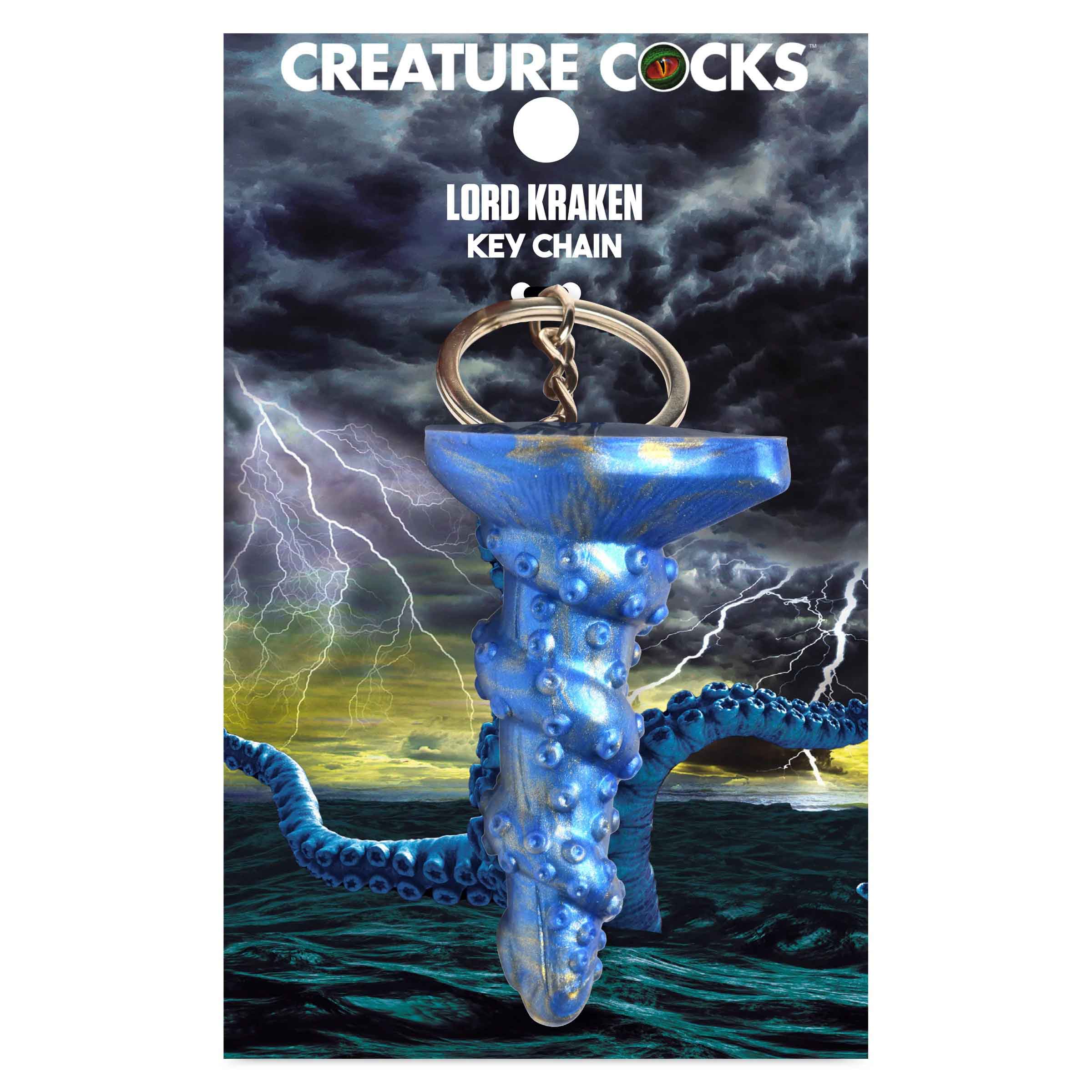 XR Brands - Creature Cocks Lord Kraken Silicone Keychain - Novelties & Games - Silicone