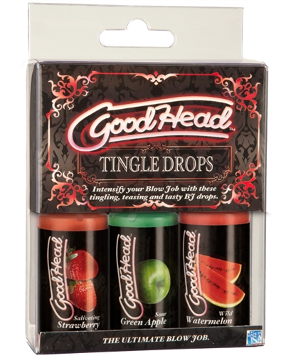 Doc Johnson - Good Head - Tingle Drops - 3 Pack - Edible