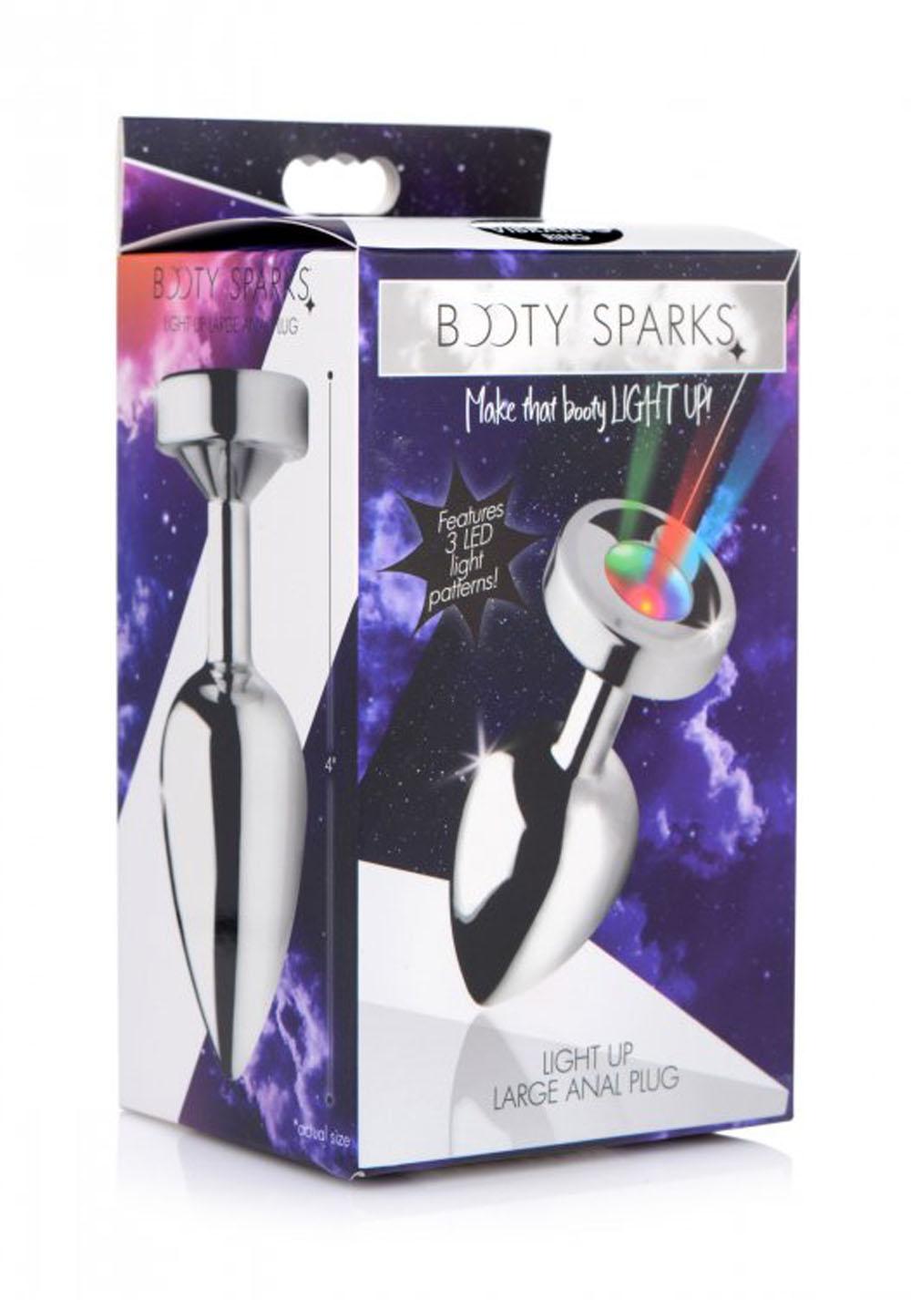 XR Brands - Light Up Large Anal Plug - Anal Toys & Stimulators