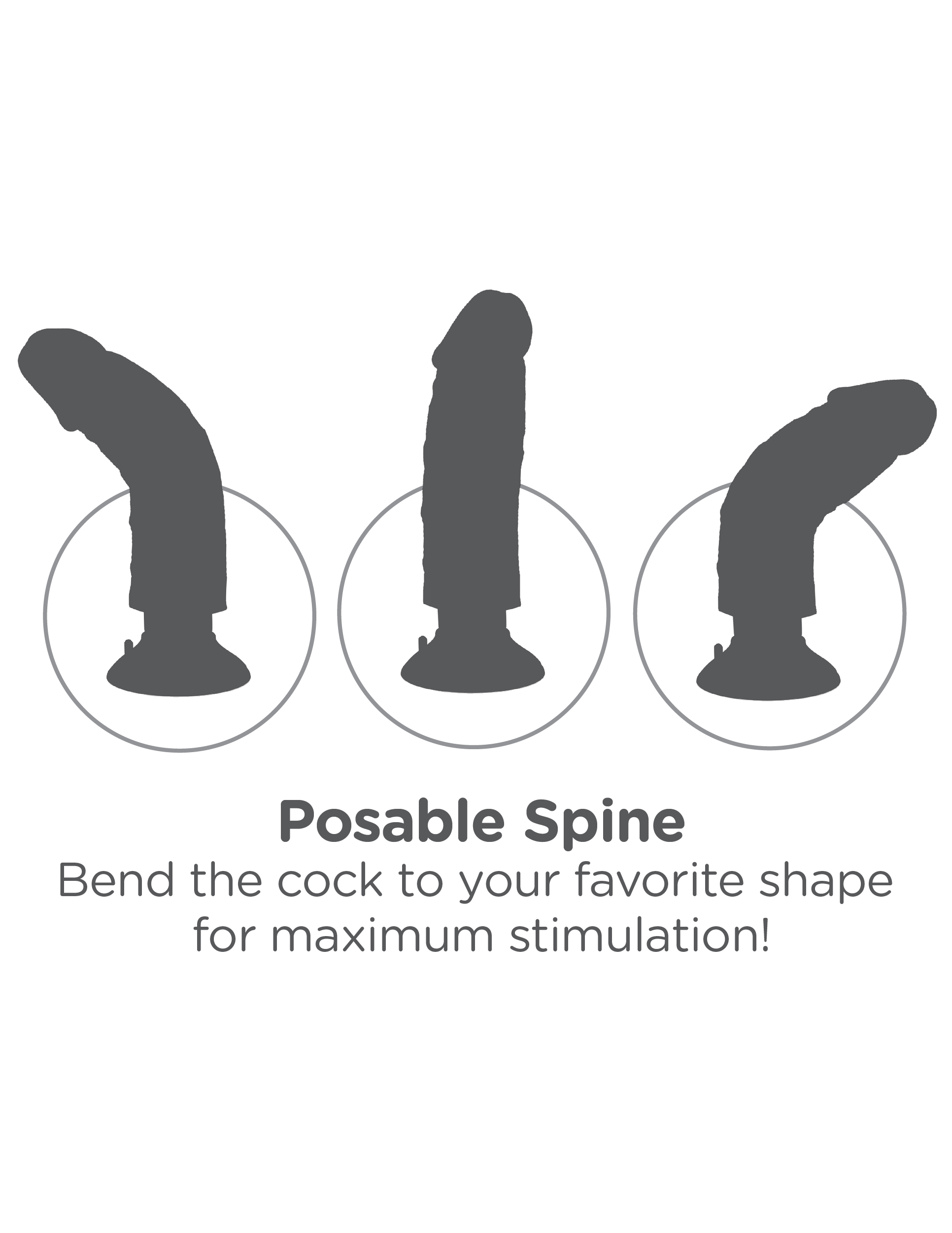 Pipedream - King Cock 7-Inch Vibrating Cock - Light - Vibrators