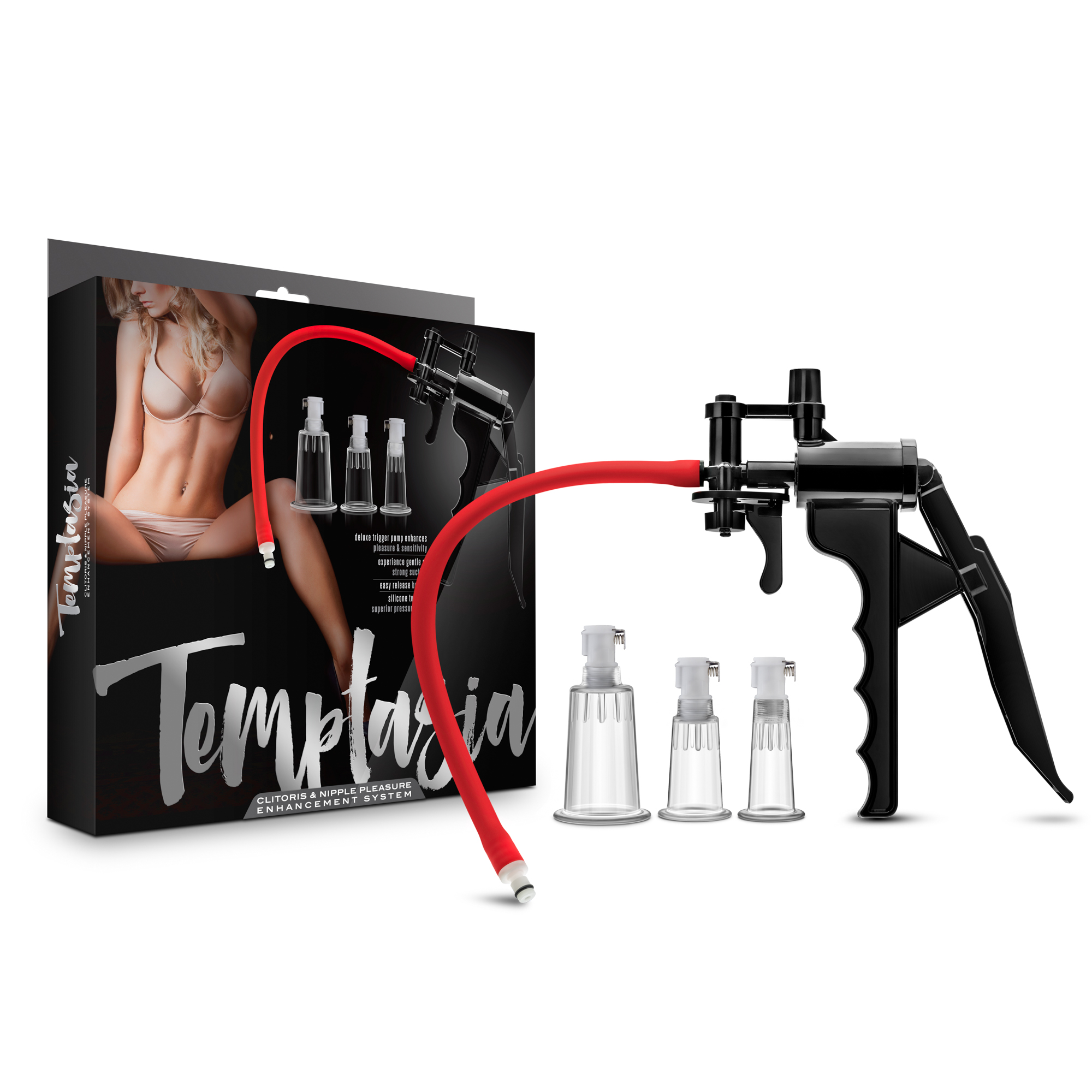 Blush Temptasia Clitoris and Nipple Pleasure and Enhancement Pump System
