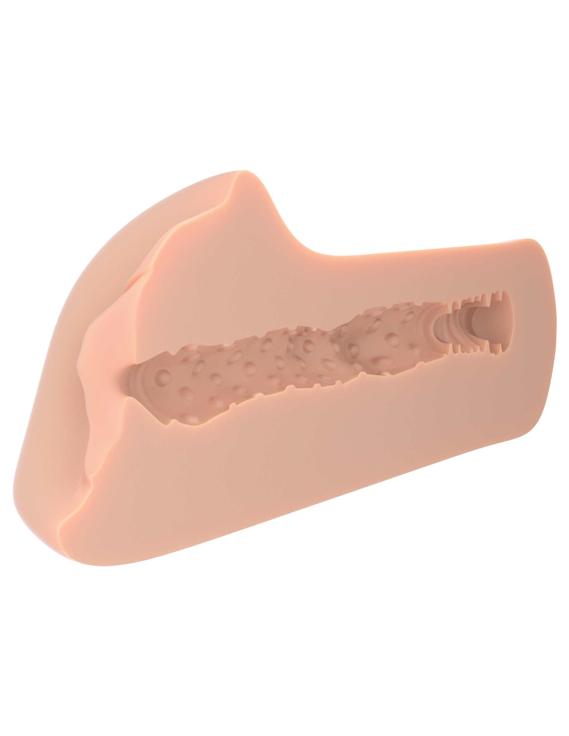 PDX Brands - PDX Plus Perfect Pussy XTC Stroker Beige - Masturbation Aids for Males - TPE/TPR/Elastomers