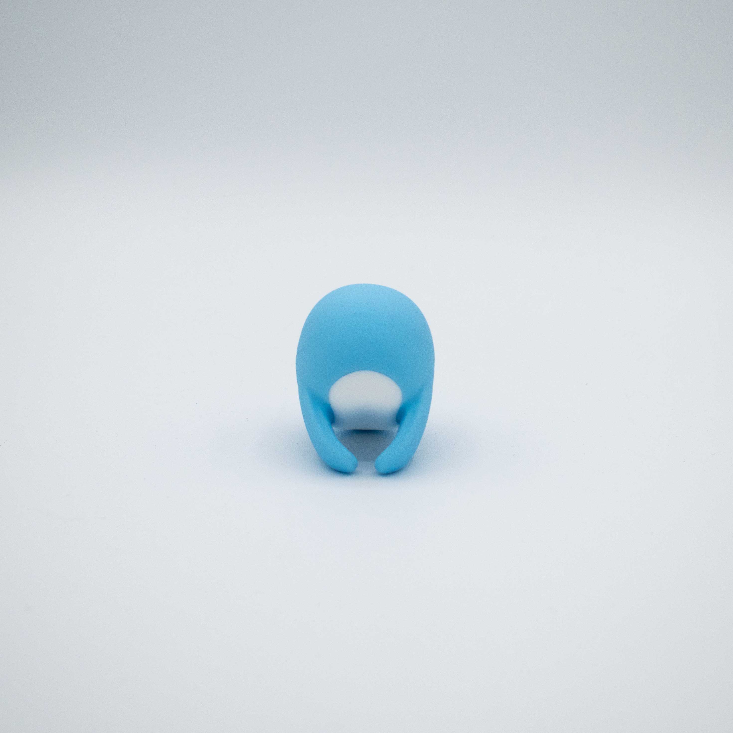 Like A Kitten - The Heavenly Humpback Finger Bullet Vibrator - Blue - Vibrators