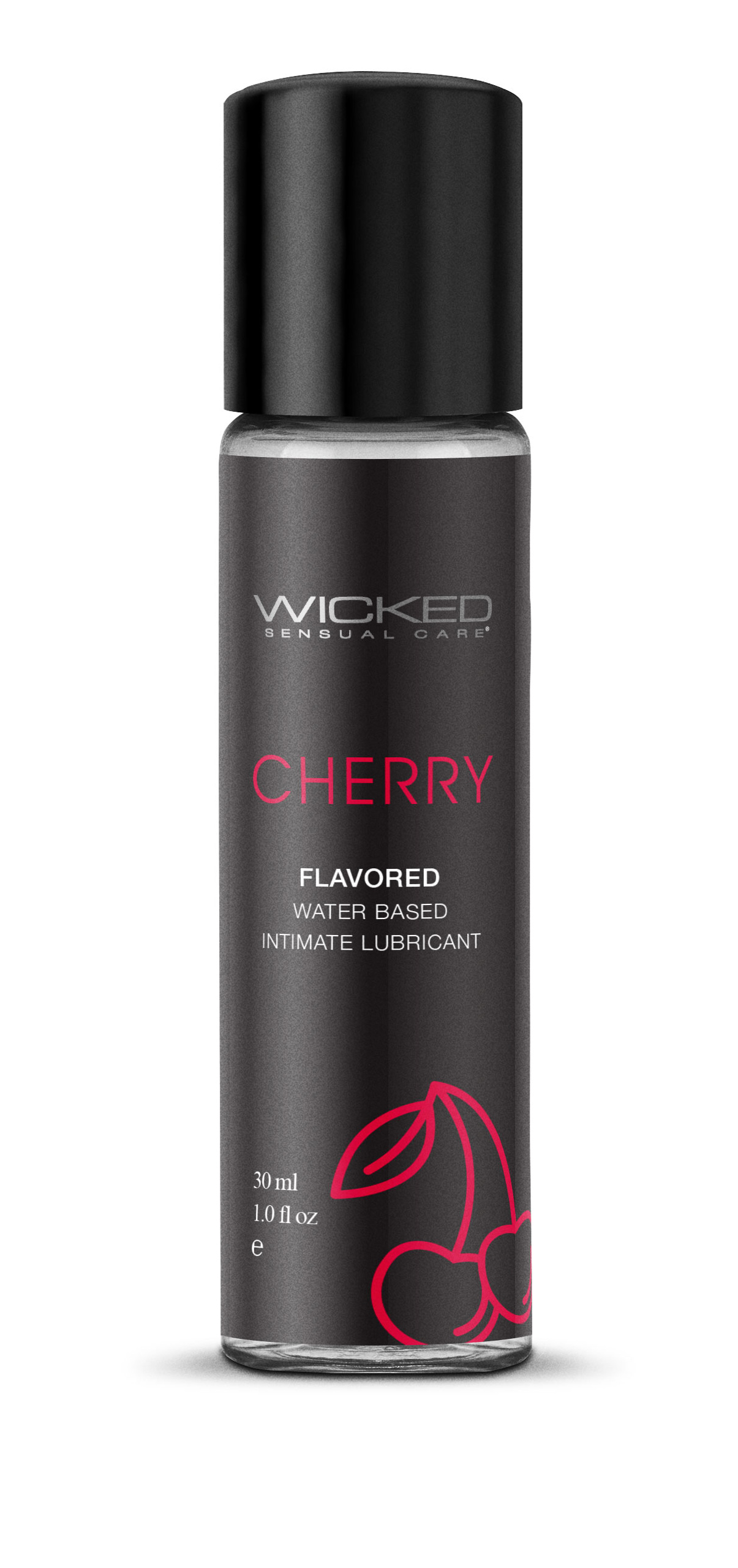 Wicked Sensual Care - Aqua Cherry Flavored Water Based Intimate Lubricant - 1 Fl. Oz. - Lubricants, Creams & Glides