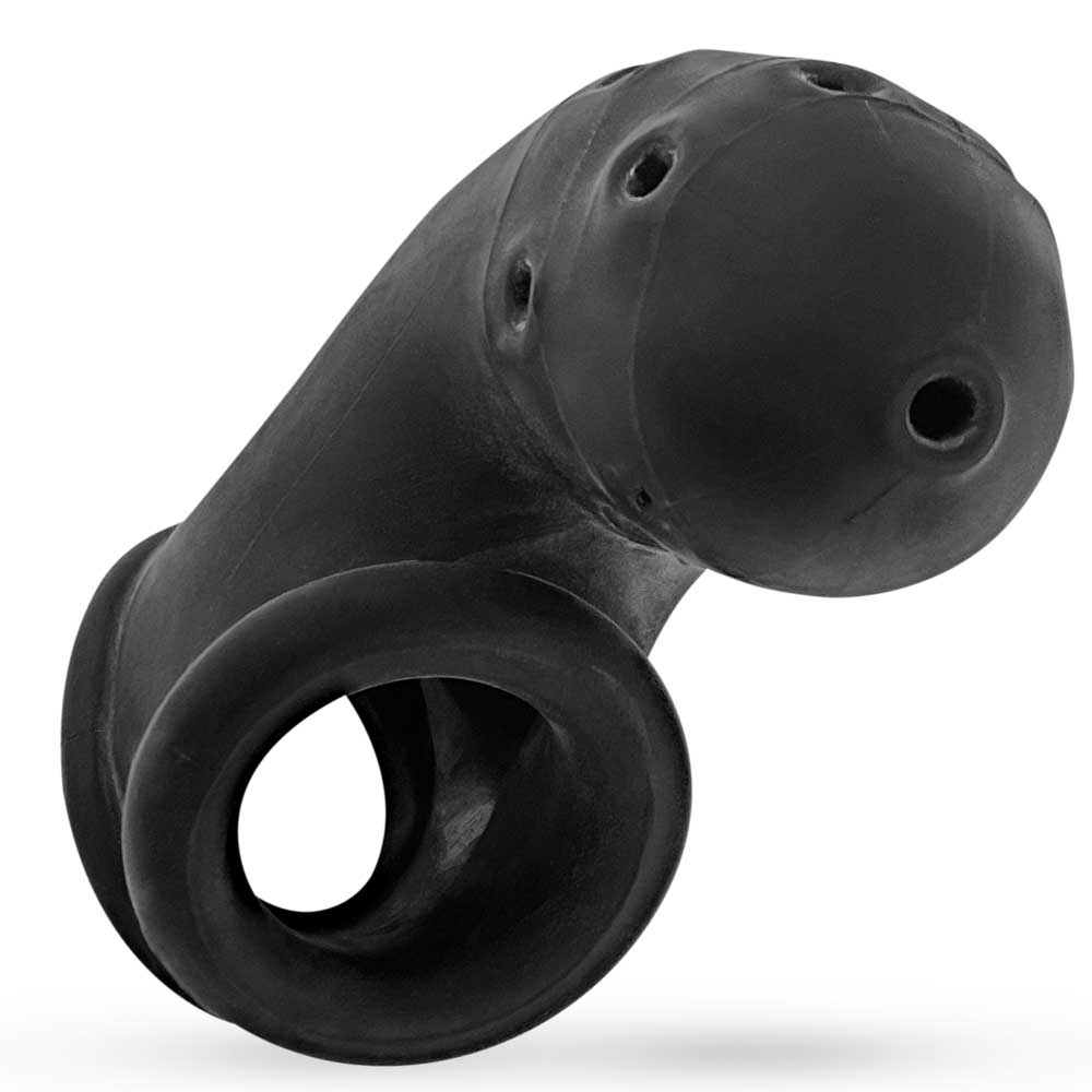 Oxballs OxBalls Airlock Air-Lite Vented Chastity Black Ice