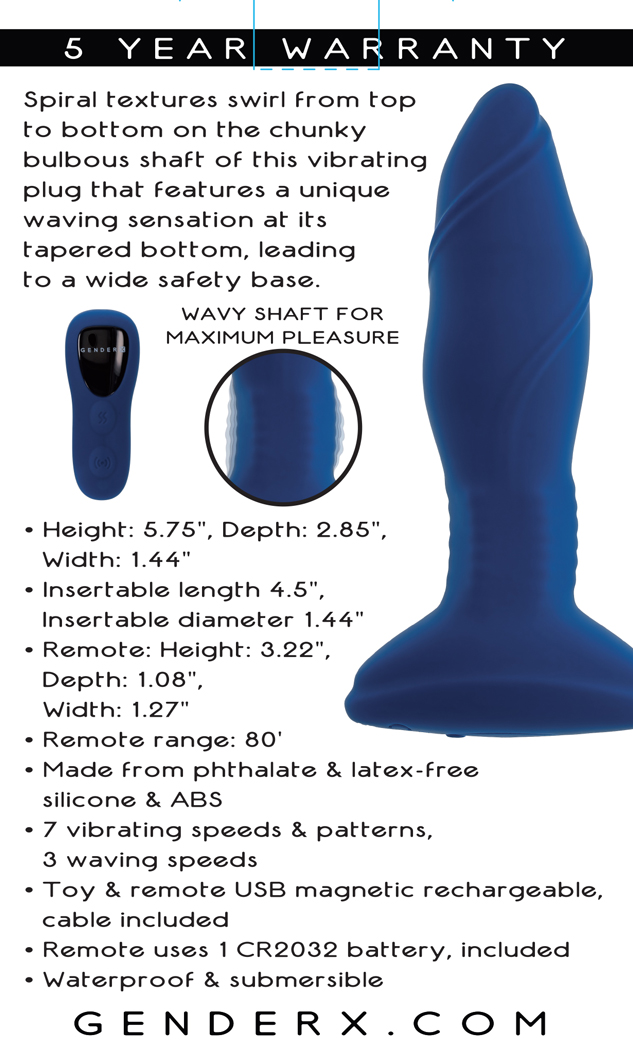 Evolved Novelties - Sway With Me - Navy Blue - Anal Toys & Stimulators