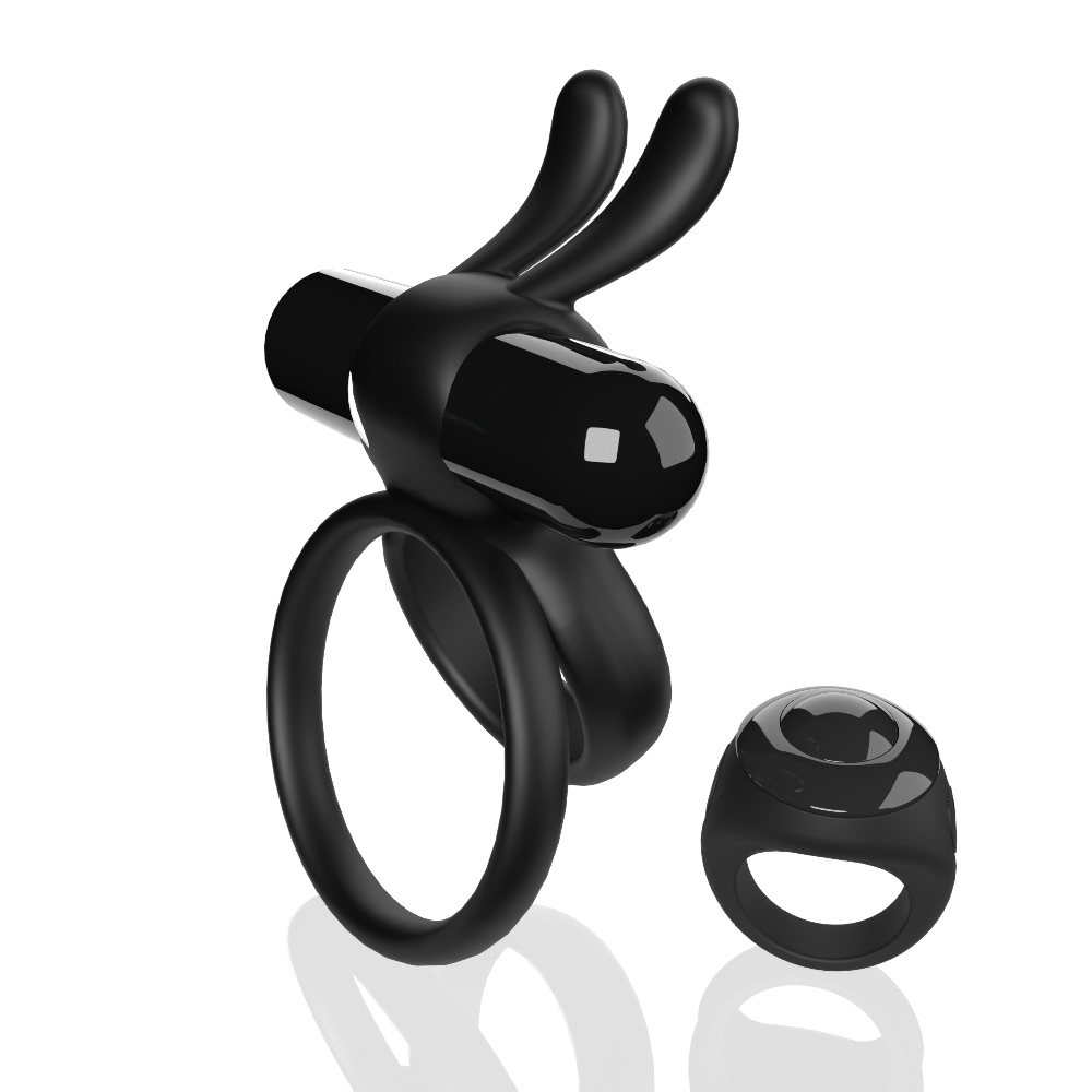 Screaming O - Screaming O Remote Controlled Ohare XL Vibrating Ring - Black - Cockrings