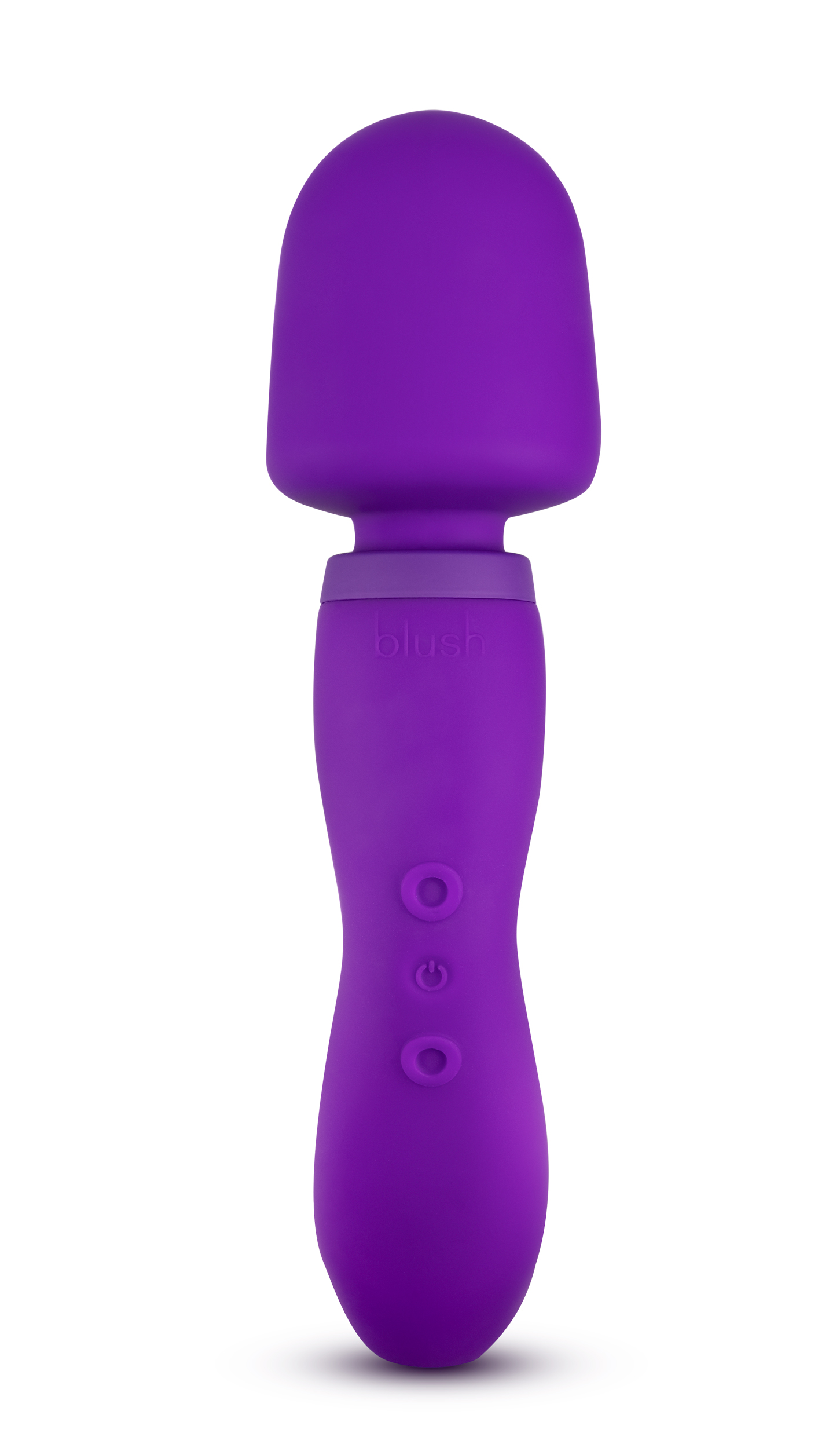 Blush Wellness Dual Sense Rechargeable Silicone Dual Ended G-Spot & Wand Vibrator Purple