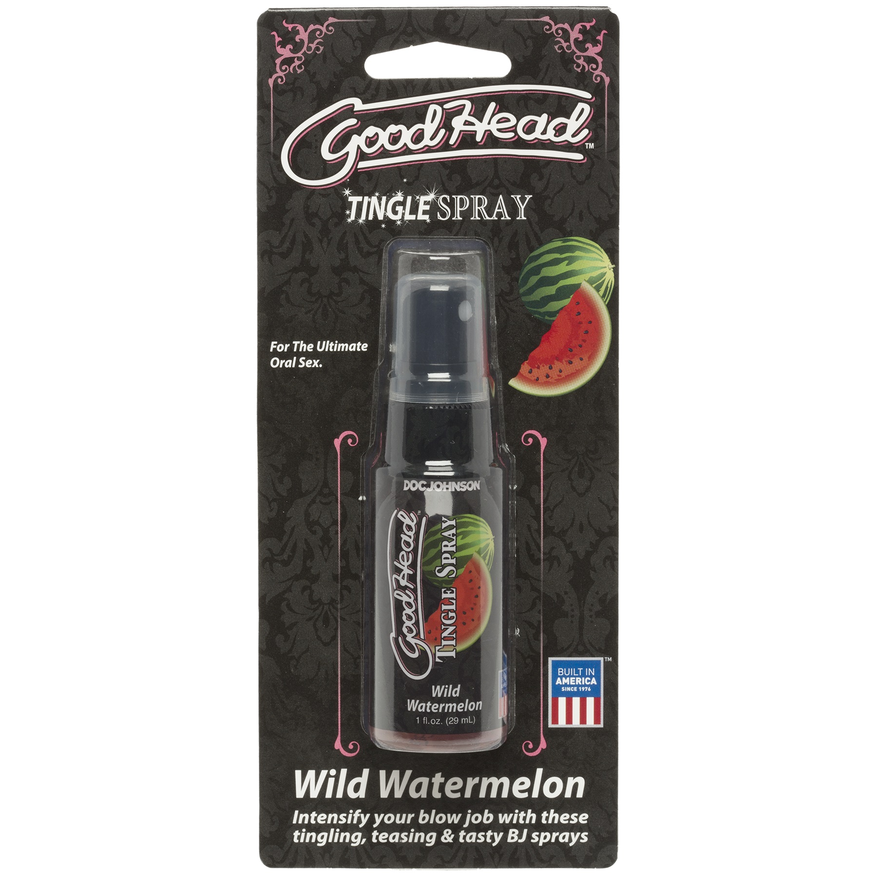 Doc Johnson - Goodhead - Tingle Spray - 1 Fl. Oz. - Wild Watermelon - Edible
