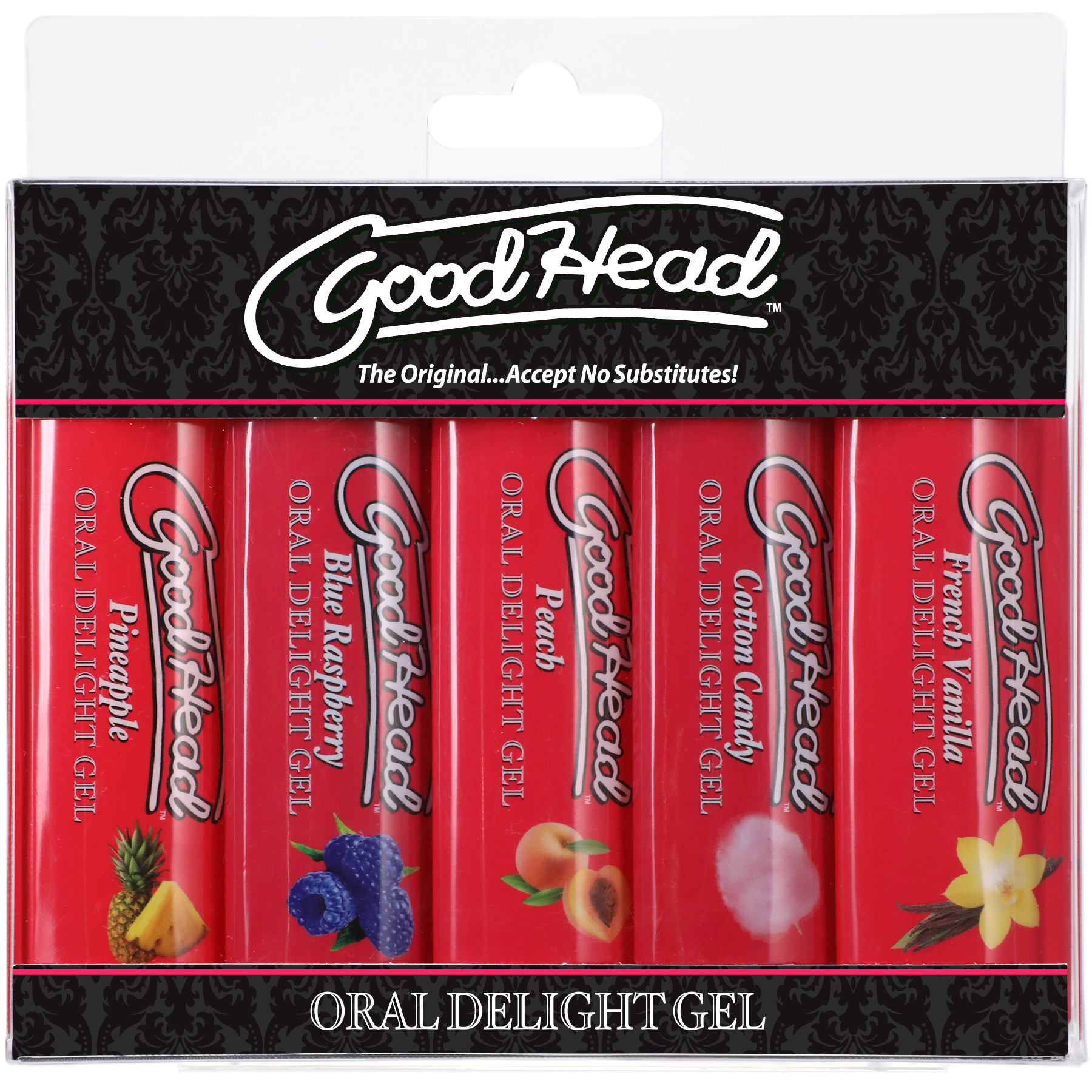 Doc Johnson - Goodhead - Oral Delight Gel - 5 Pack - 1 Oz. - Edible