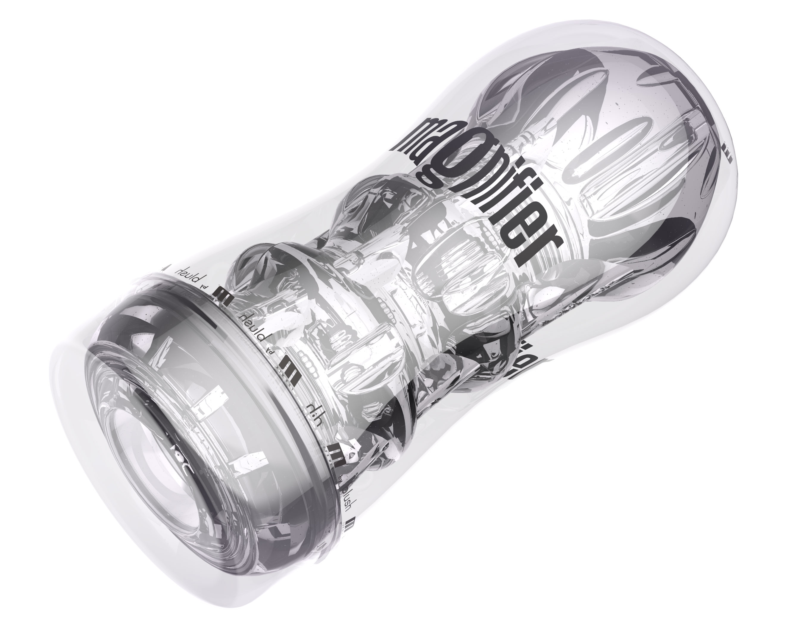 Blush - M for Men - Soft and Wet - Magnifier - Clear - Masturbation Aids for Males