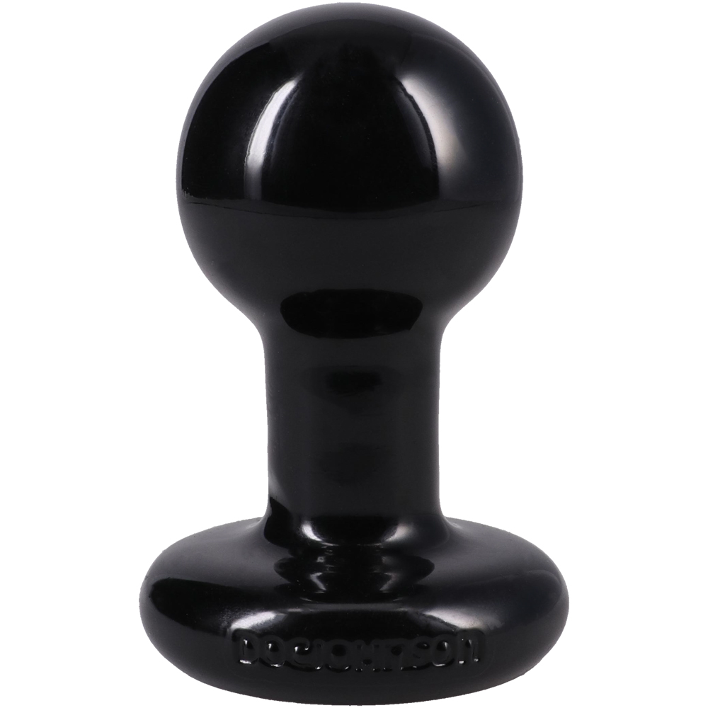 Doc Johnson - Round Butt Plug Small - Black - Anal Toys & Stimulators