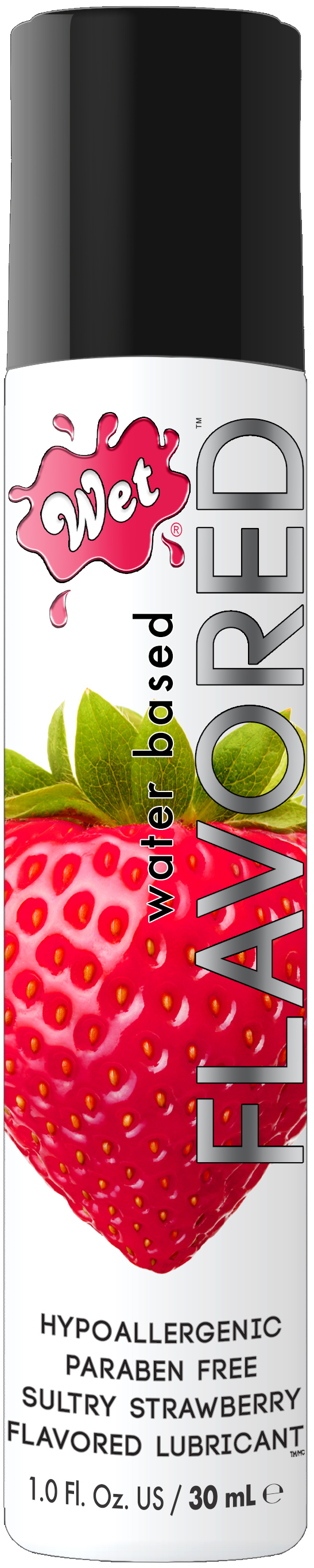 Wet - Wet Flavored Lubricant Sexy Strawberry 1oz - Lubricants, Creams & Glides
