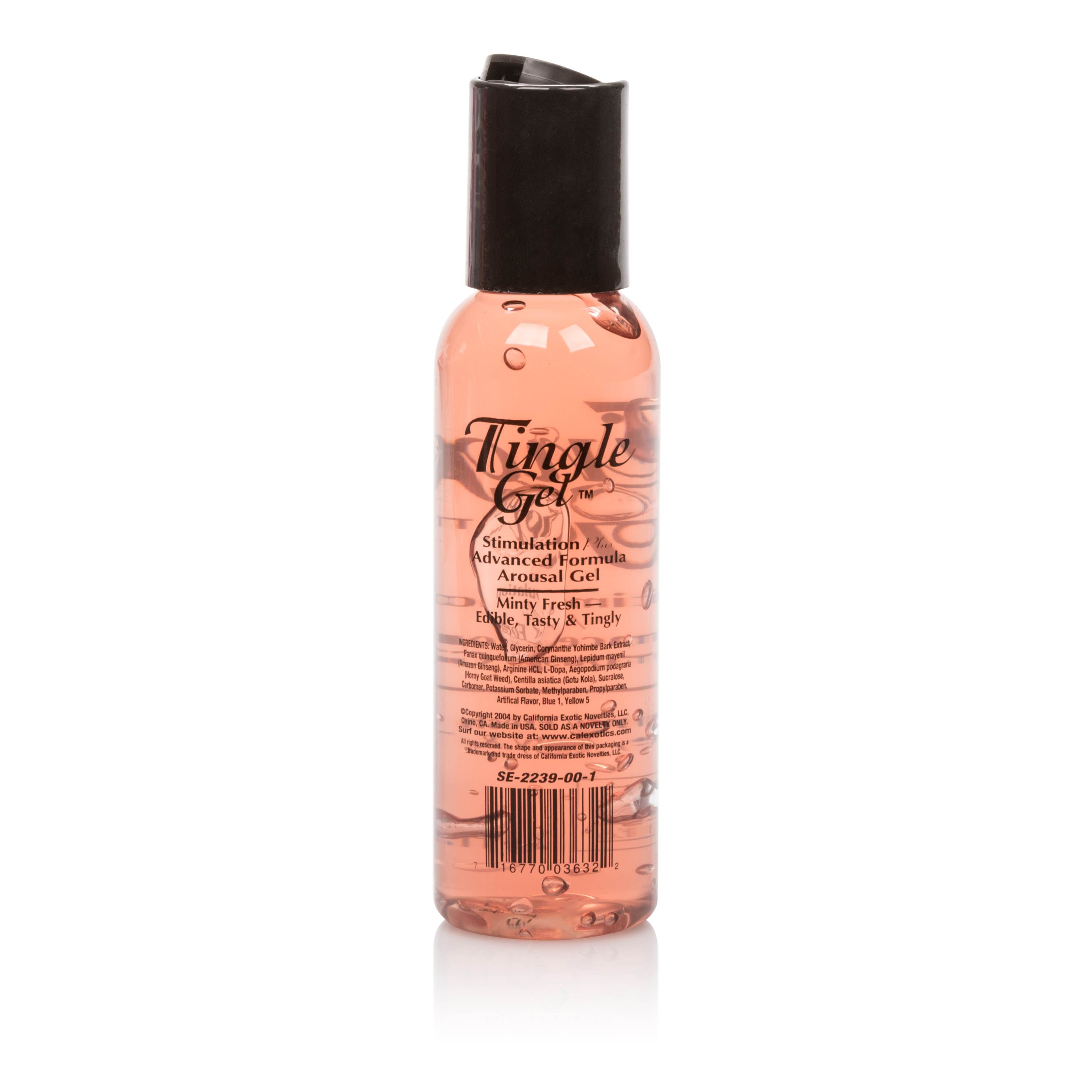CalExotics - Tingle Gel - 2.4 Fl. Oz. - Clamshell - Lubricants, Creams & Glides