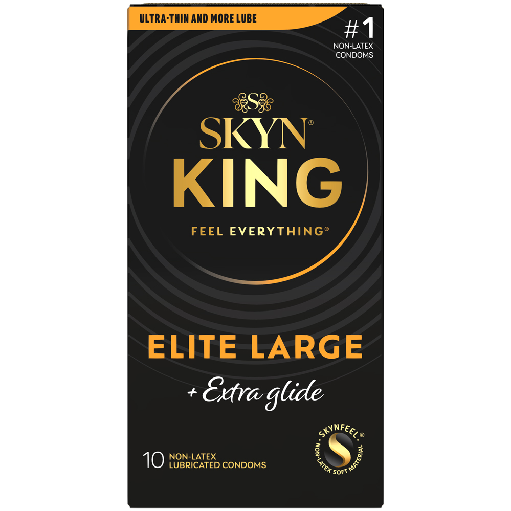Paradise Marketing - Skyn King Ultra Thin and Extra Glide Condoms 10pk - Condoms