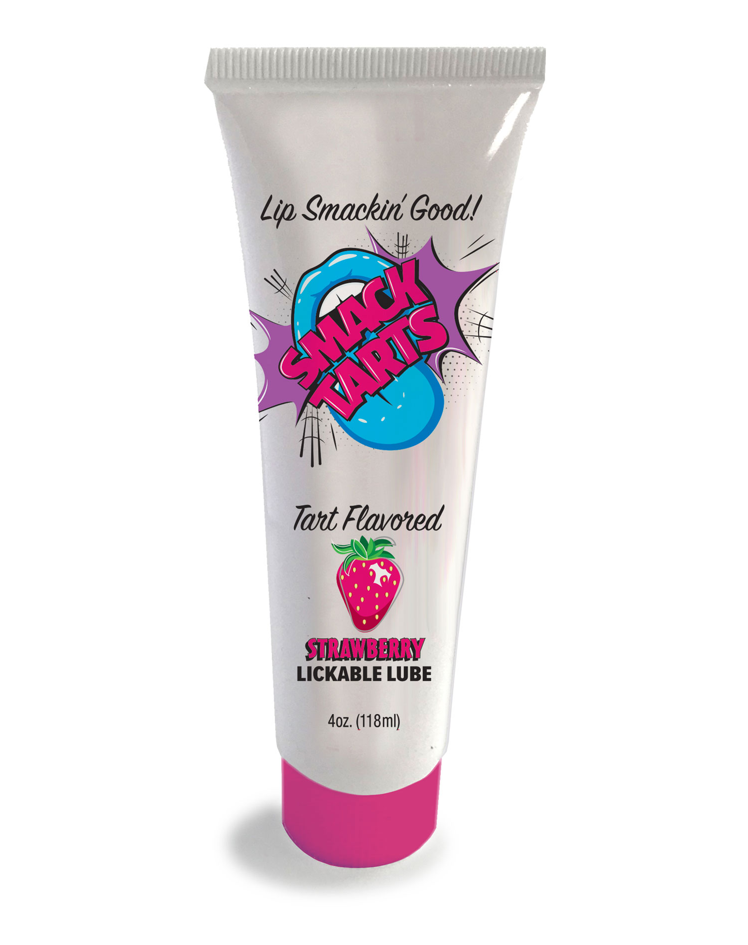 Little Genie - Smack Tarts Lickable Lube Sour Strawberry 2 oz. - Lubricants, Creams & Glides