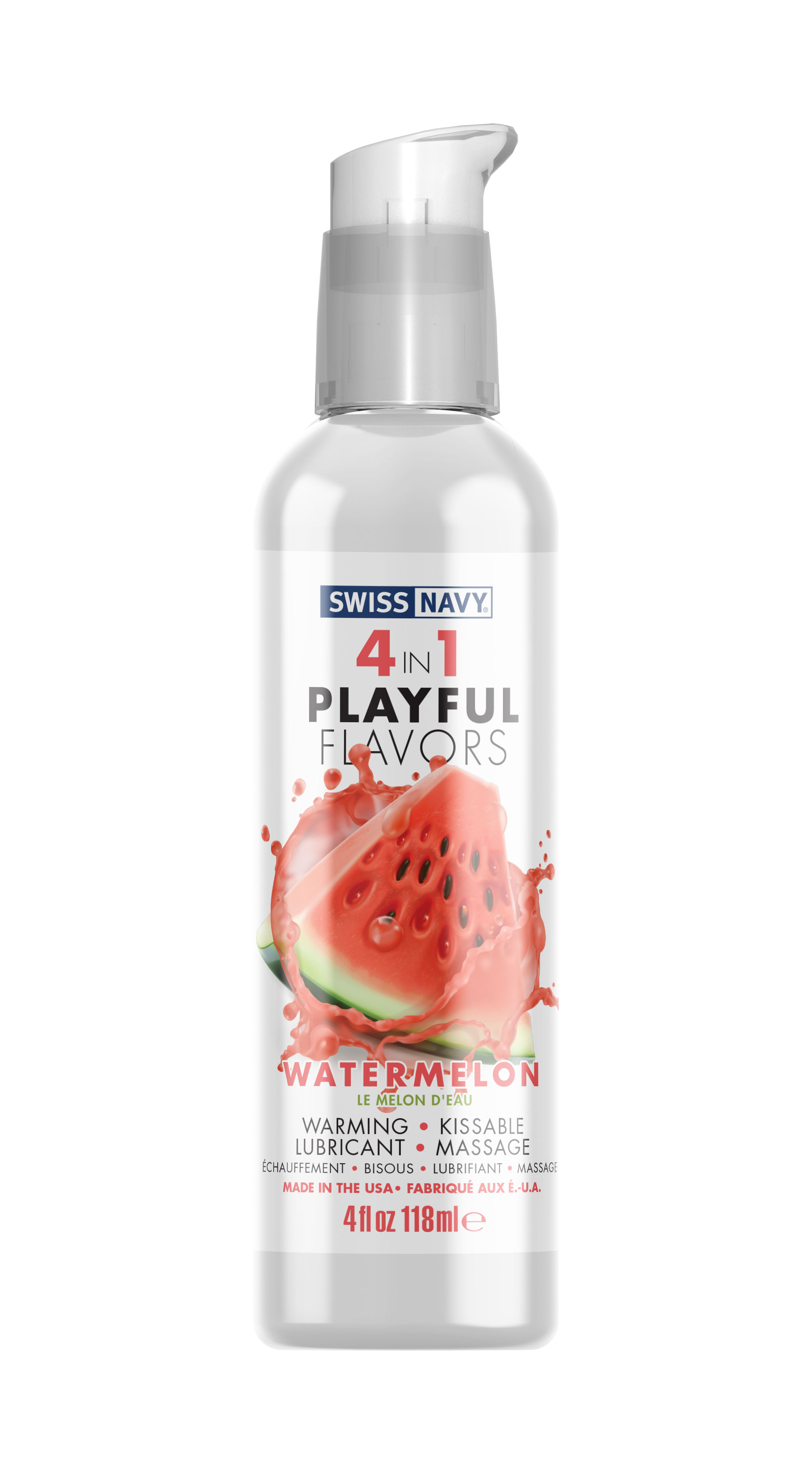 M.D. Science Lab - Swiss Navy 4-in-1 Playful Flavors - Watermelon 4 Oz - Lubricants, Creams & Glides