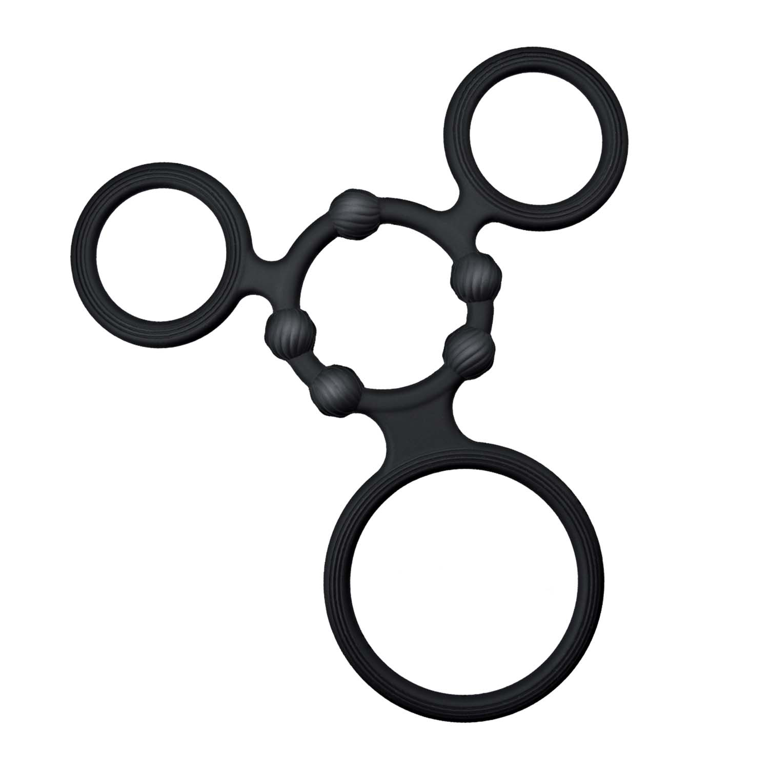 Nasstoys - Enhancer Quad Cockring - Black - Cockrings