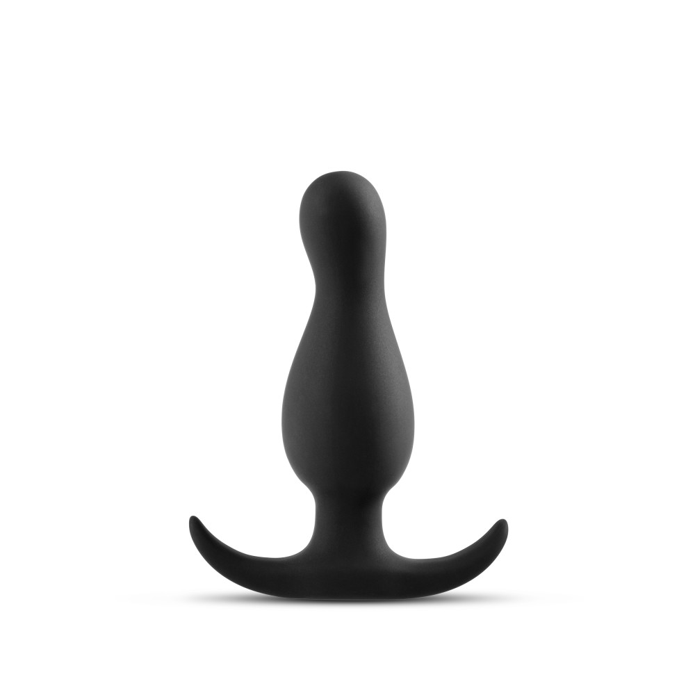Blush - Anal Adventures Platinum Silicone Curve Plug Black - Anal Toys & Stimulators - Silicone